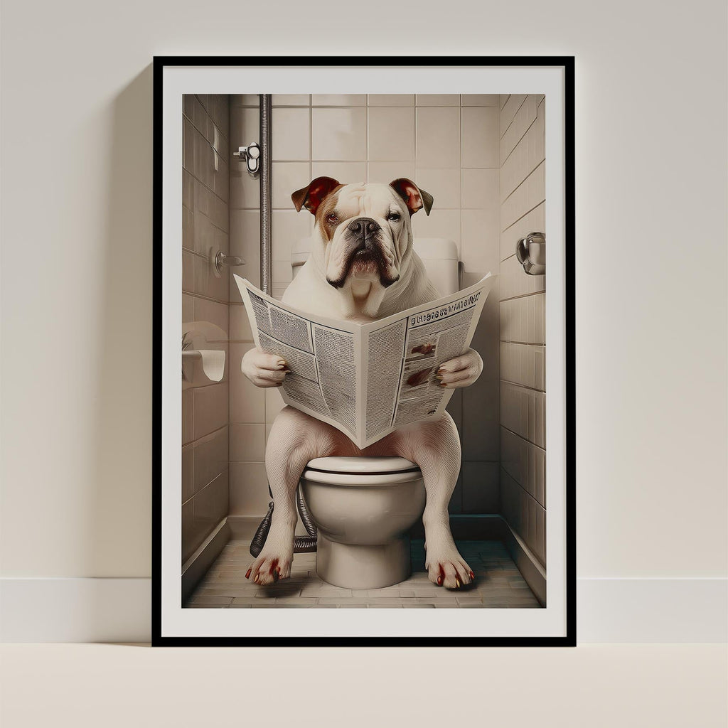 Bulldog Toilet Humour Dog Series 2 image 0