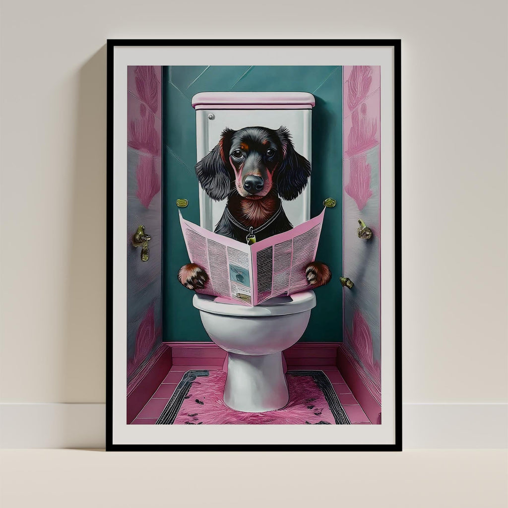 Dachshund Toilet Humour Dog Series 3 image 0
