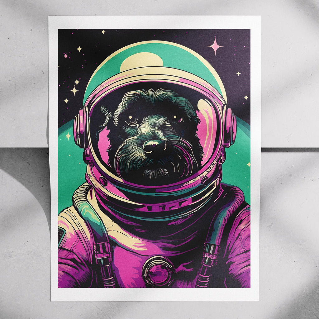 Black Russian Terrier Space Dogs Series image 7