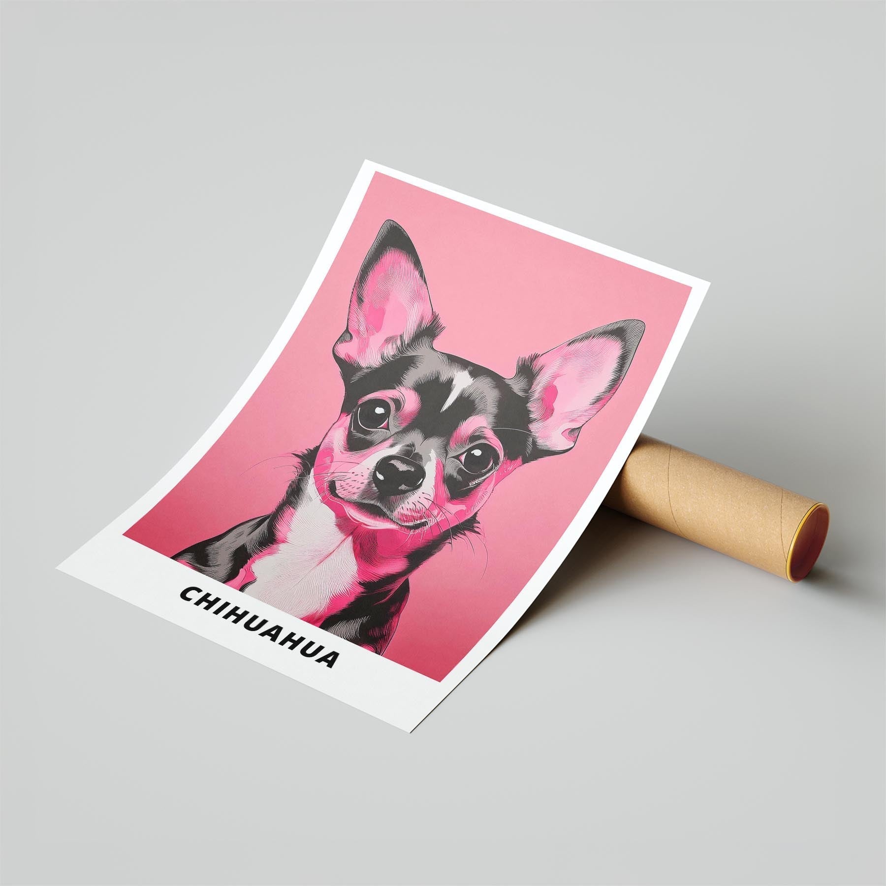 Chihuahua Pink and Black Dog Series 1 image 6