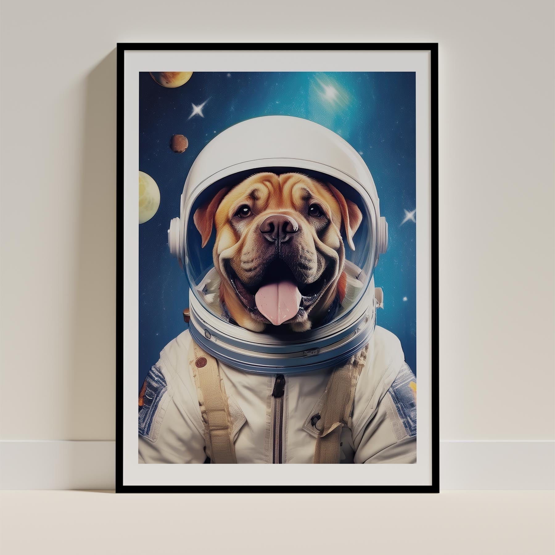 Bullmastiff Astronaut Dog Series image 0