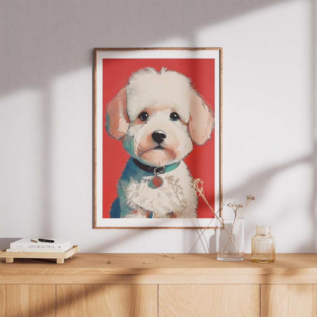 Bichon Frise Red Dog Series image 8