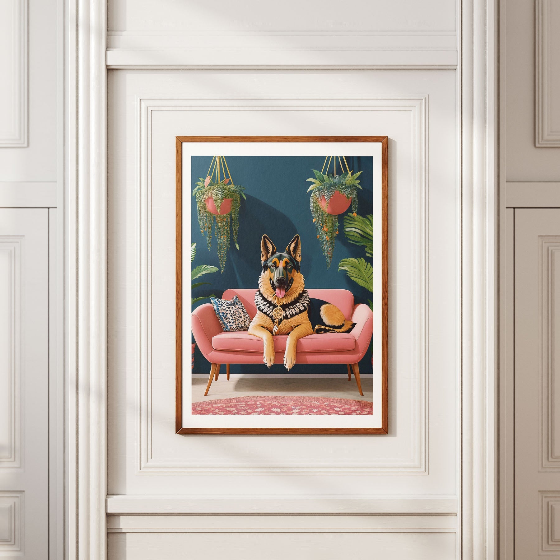 German Shepherd  Just Lounging Around image 2