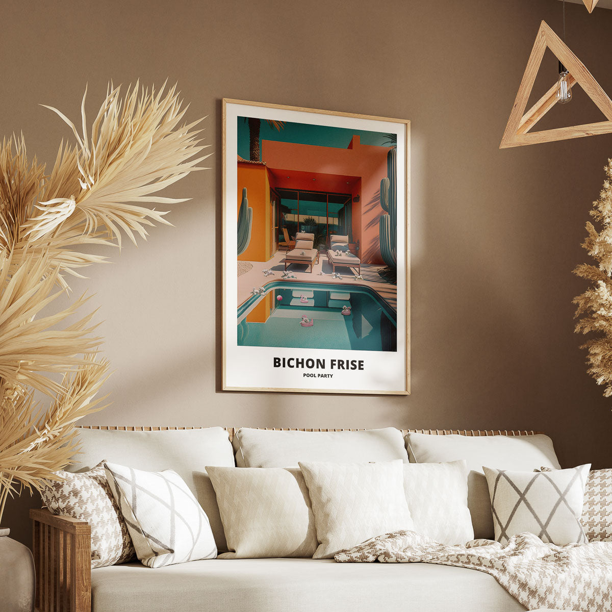 Bichon Frise Pool Party image 5