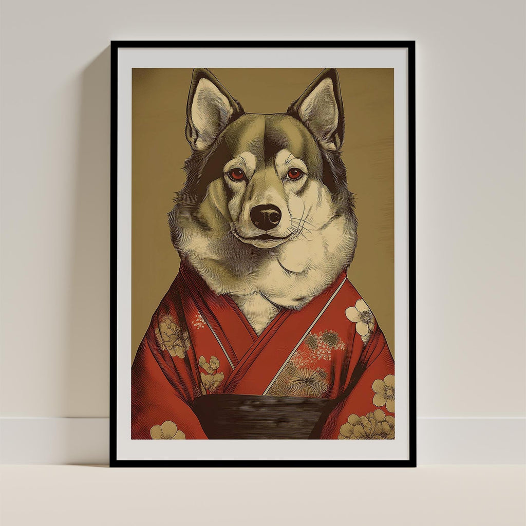 Finnish Lapphund Japanse Kimono Dog Series image 0