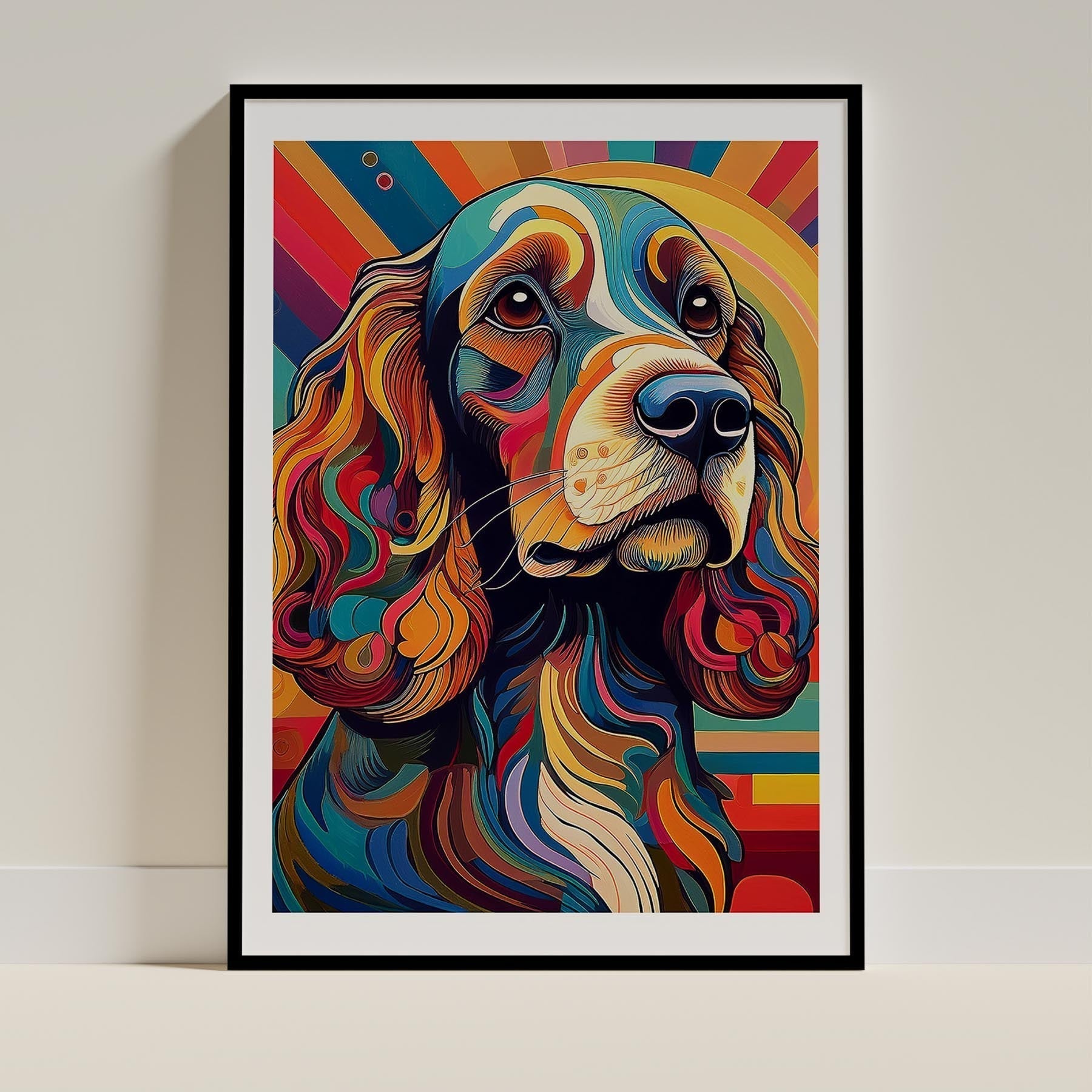 Cocker Spaniel Dog Art Print Unframed Vol 2 | 11 Unique Designs | Wall Art Gift for Dog Lovers - Image 9 | Dogsy & Co