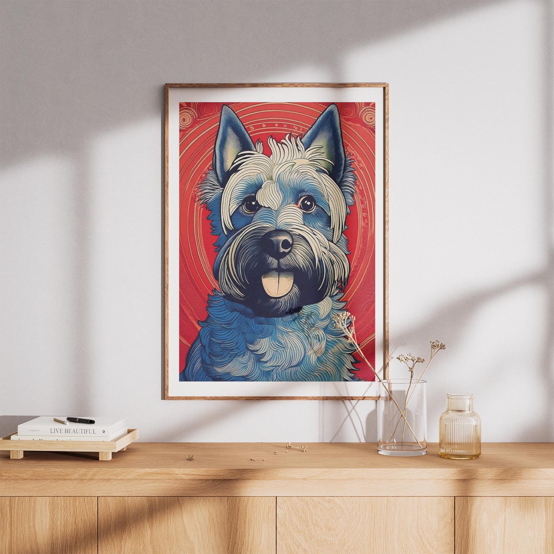 Scottish Terrier Hokusai Japanese Inspired Dog Series image 8