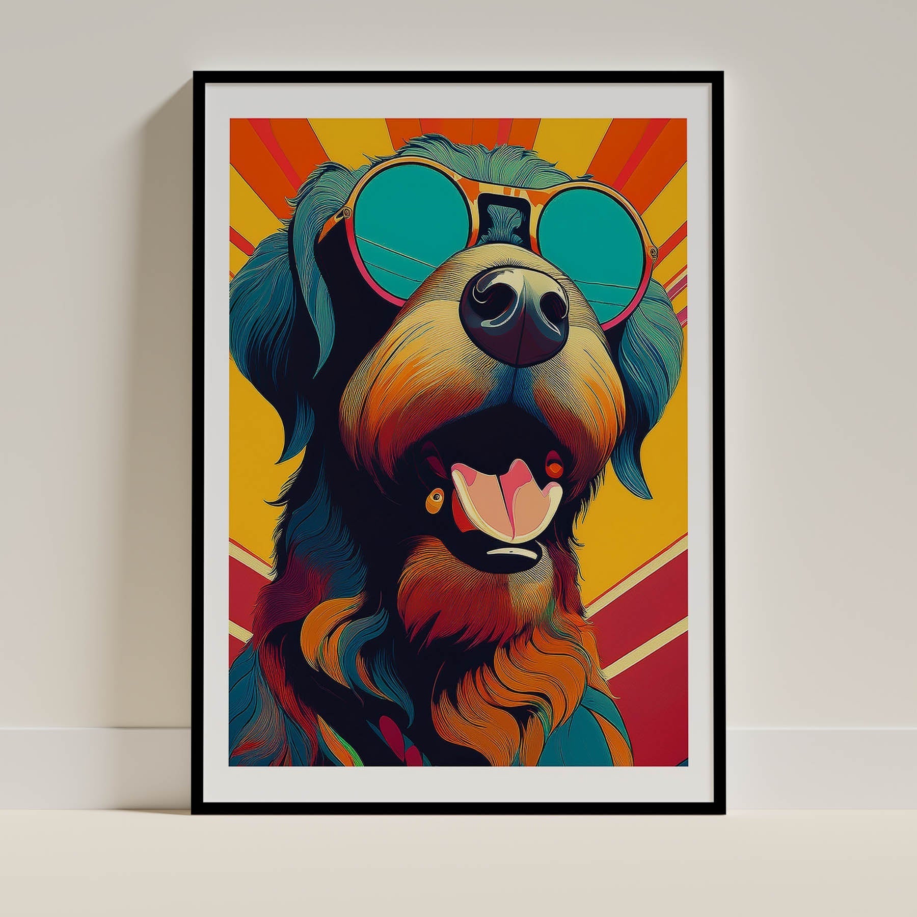 Rottweiler Dog Art Print Unframed Vol 2 | 8 Unique Designs | Wall Art Gift for Dog Lovers - Image 4 | Dogsy & Co