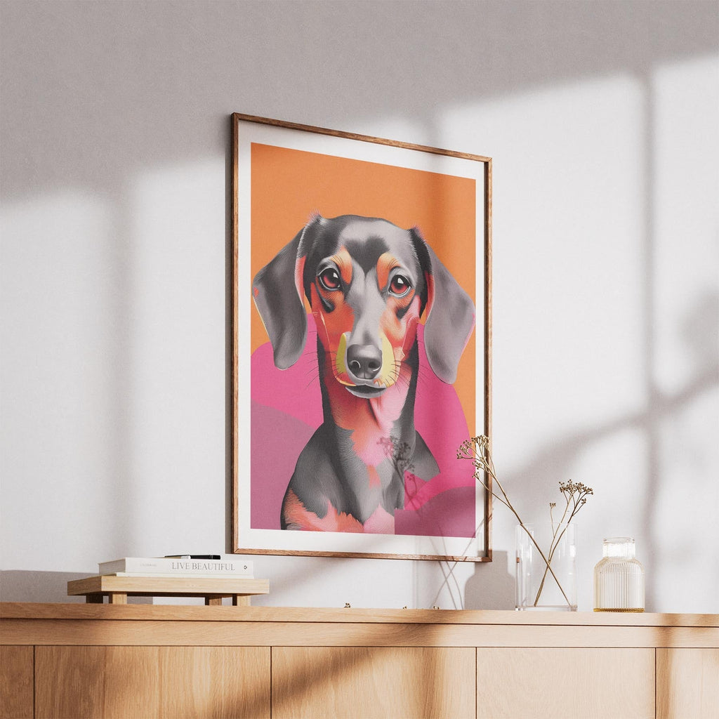 Dachshund Modern Pop Dog Series image 5