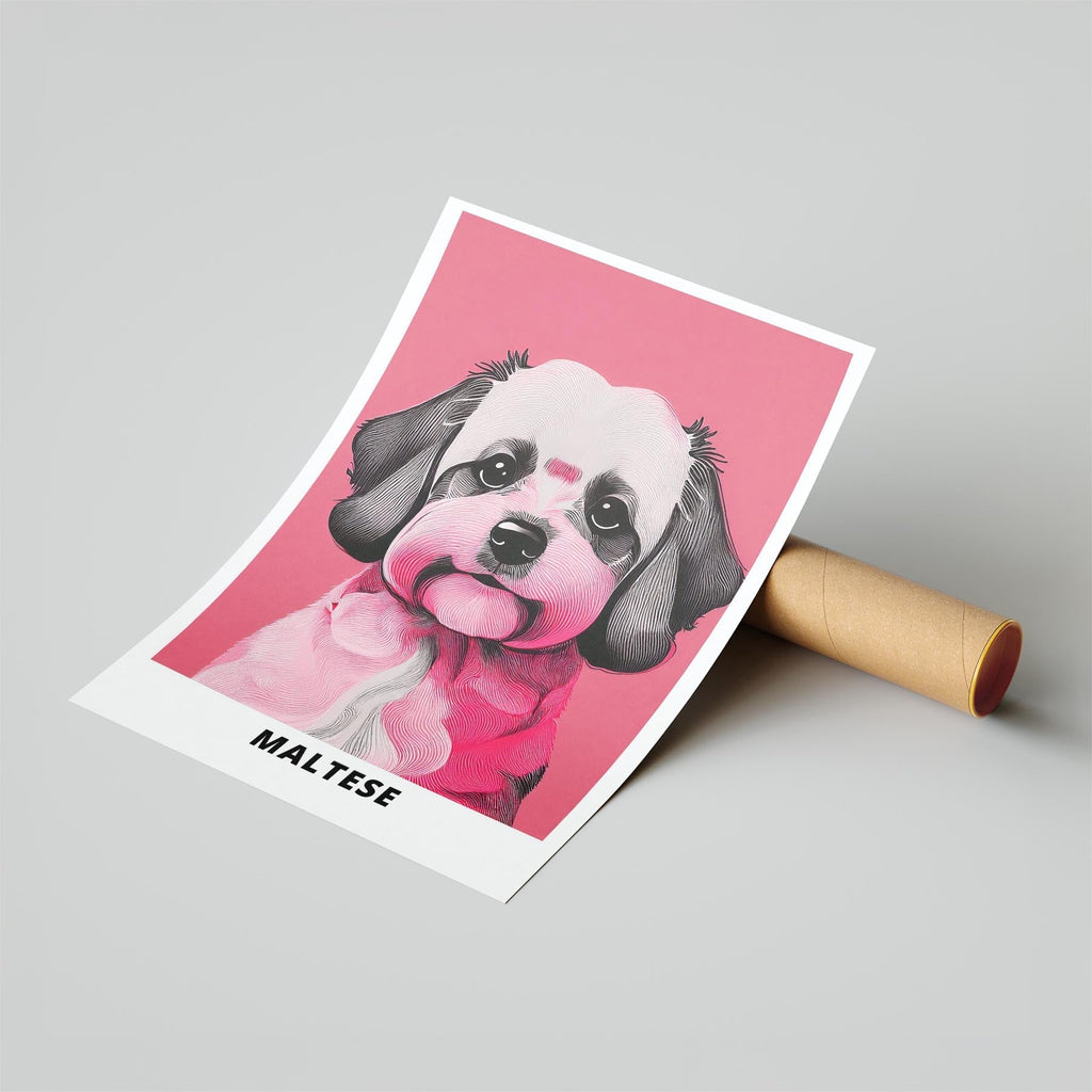 Maltese Pink and Black Dog Series 1 image 6
