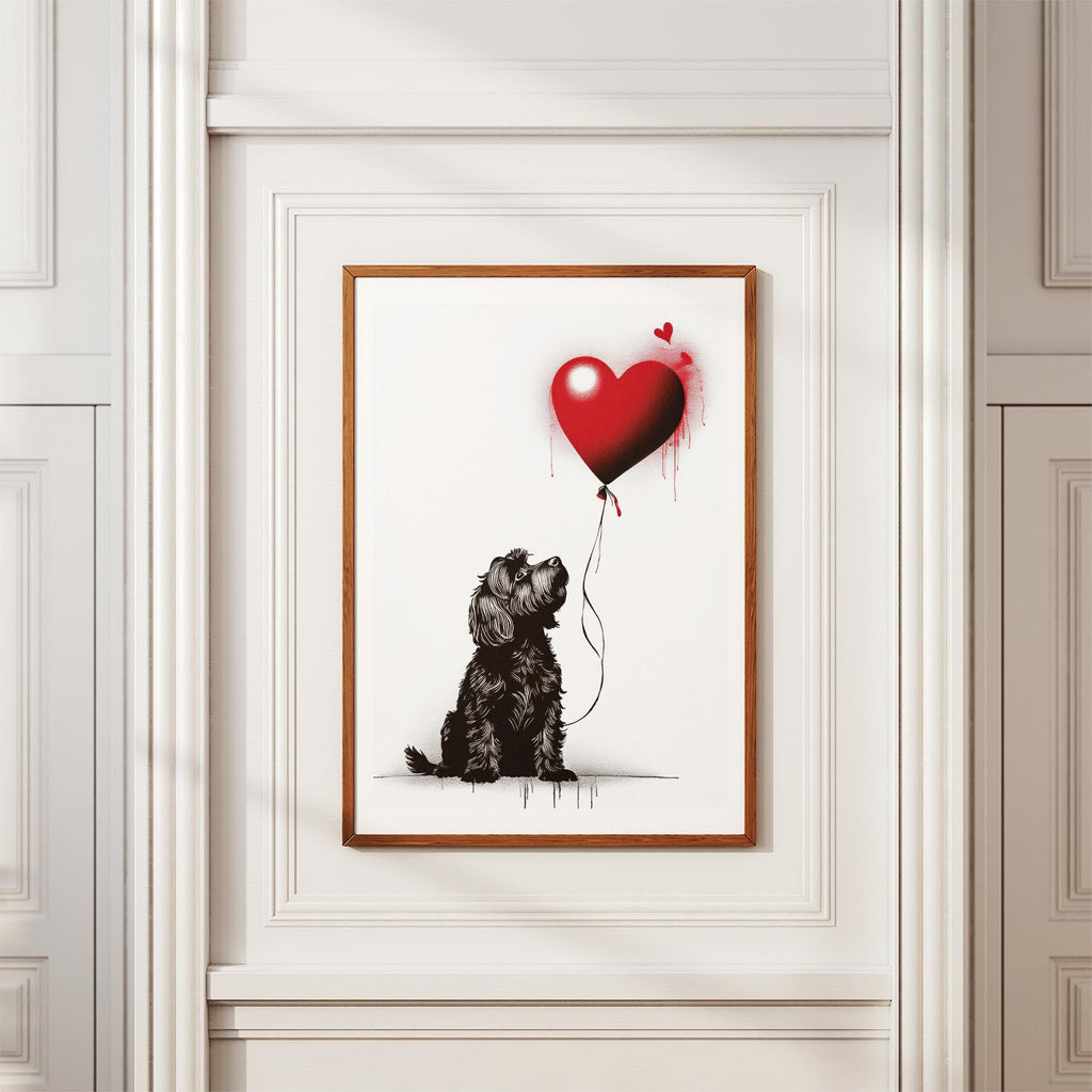 Australian Silky Terrier DOGSY Series inspired by the Art of Banksy image 3