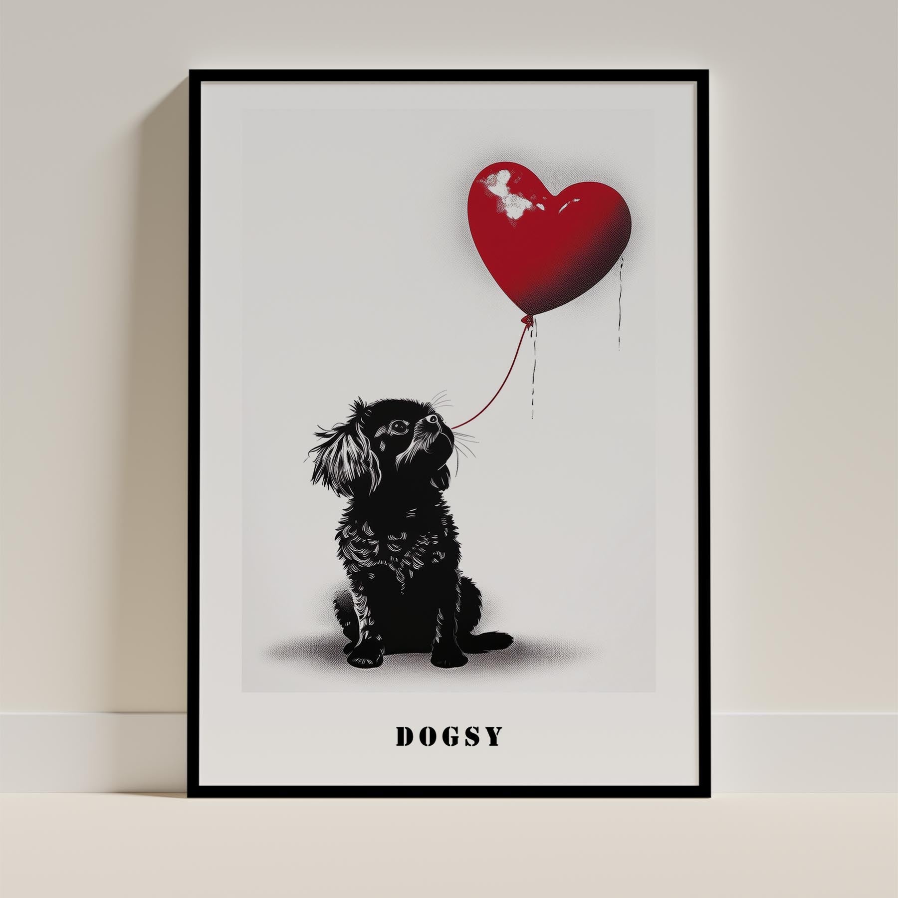 Japanese Chin Dog Art Print Unframed | 6 Unique Designs | Wall Art Gift for Dog Lovers - Image 4 | Dogsy & Co
