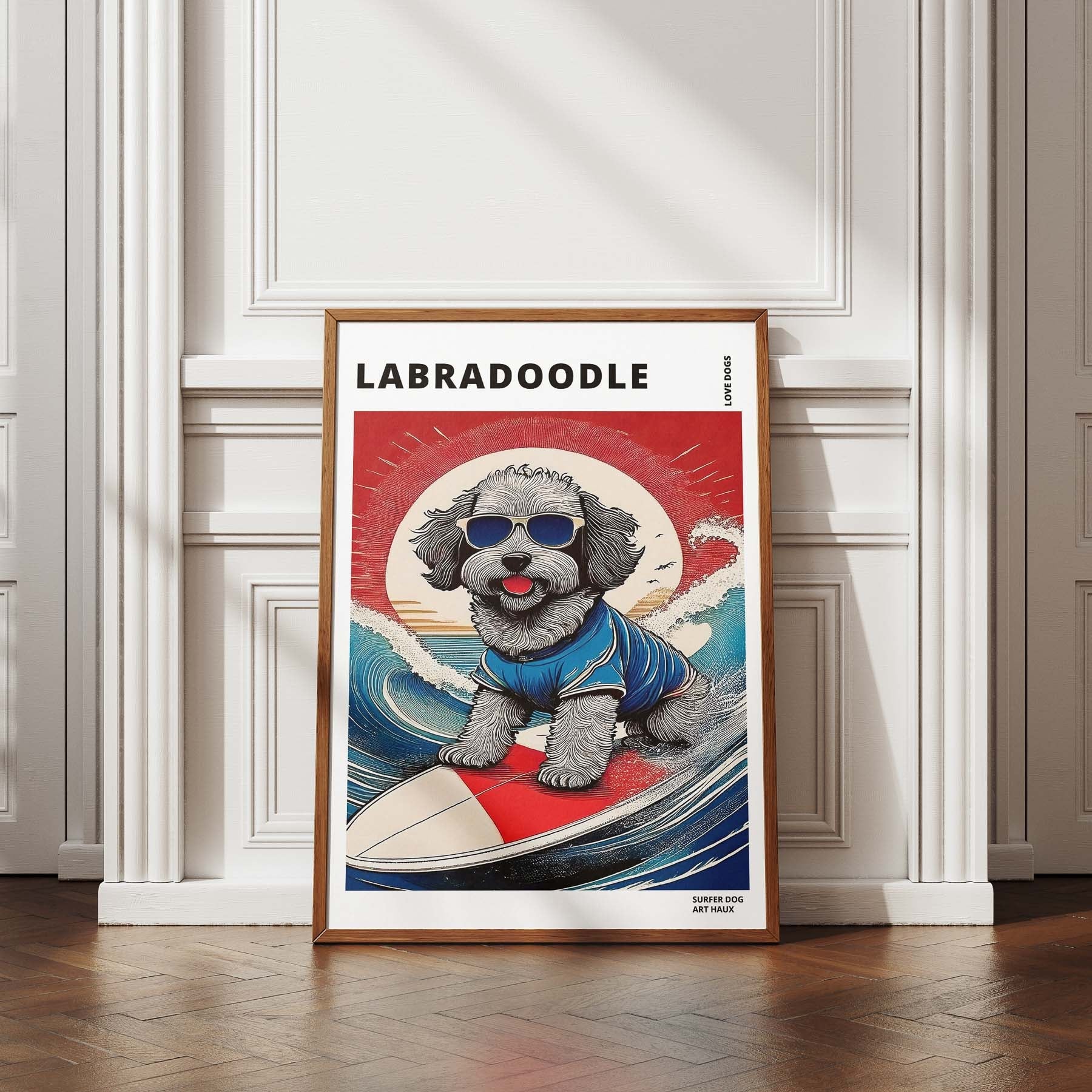 Labradoodle Hokosai Surfer Dogs 1 image 4