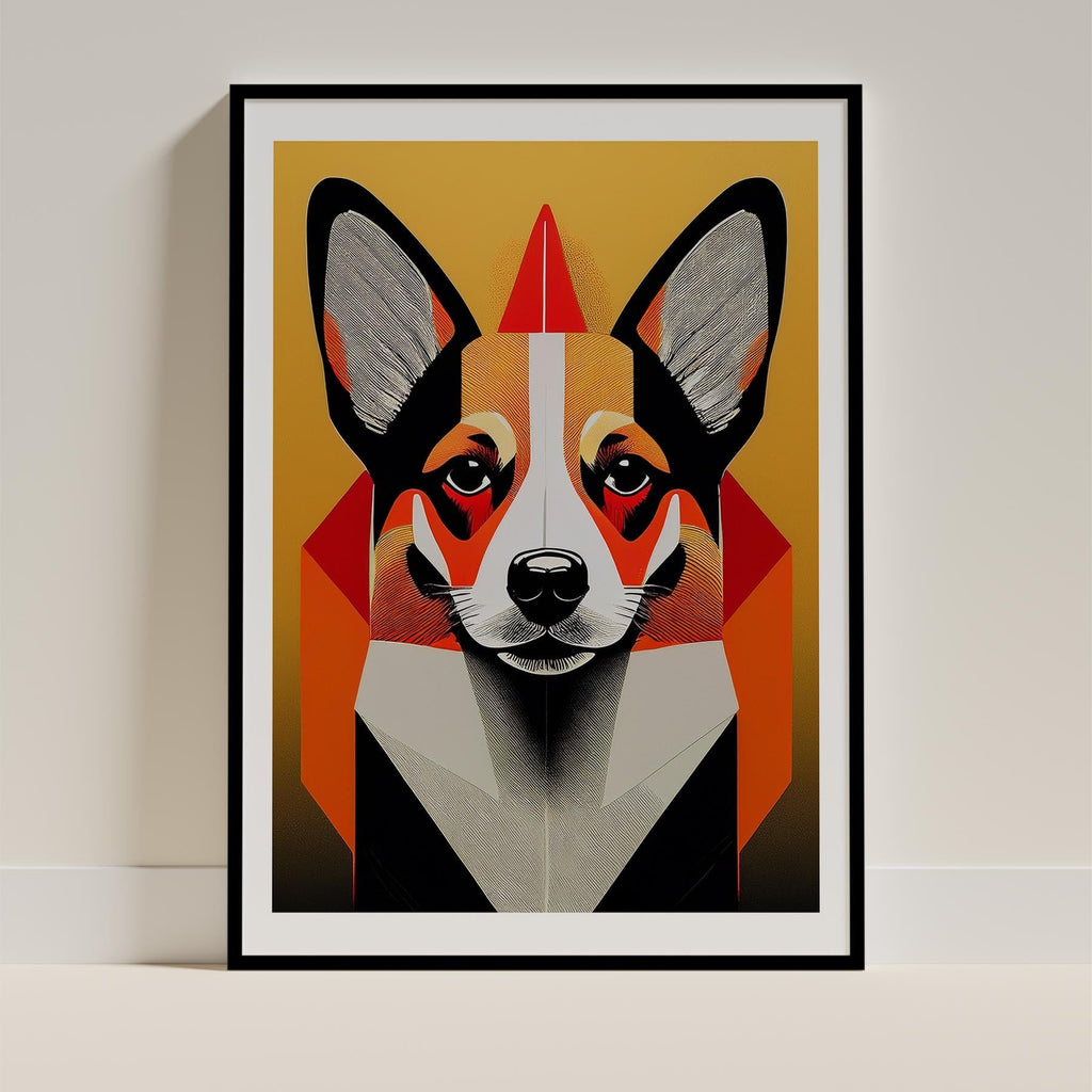 Corgi Geometric Orange Series image 0