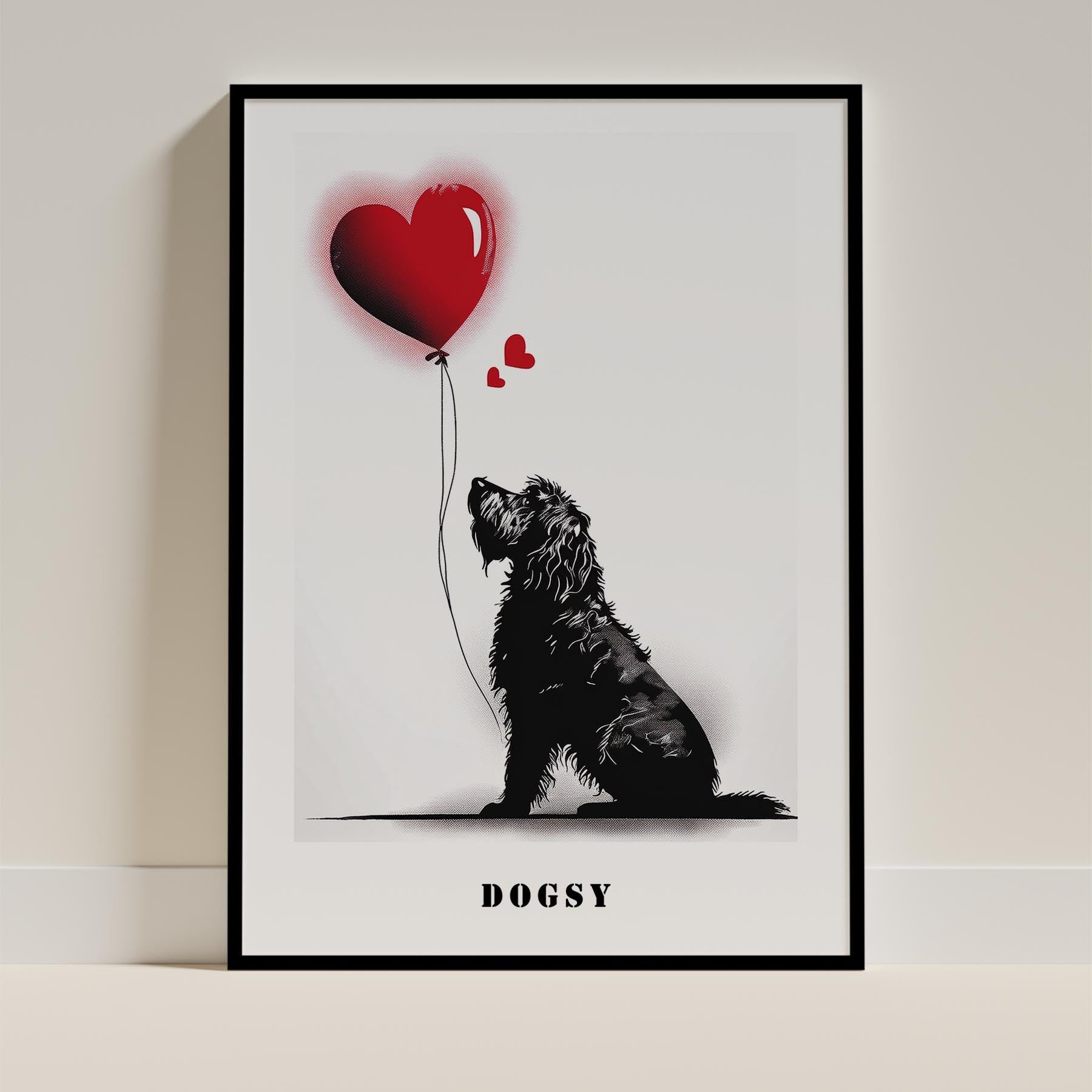 Old English Sheepdog Dog Art Print Unframed Vol 1 | 11 Unique Designs | Wall Art Gift for Dog Lovers - Image 9 | Dogsy & Co