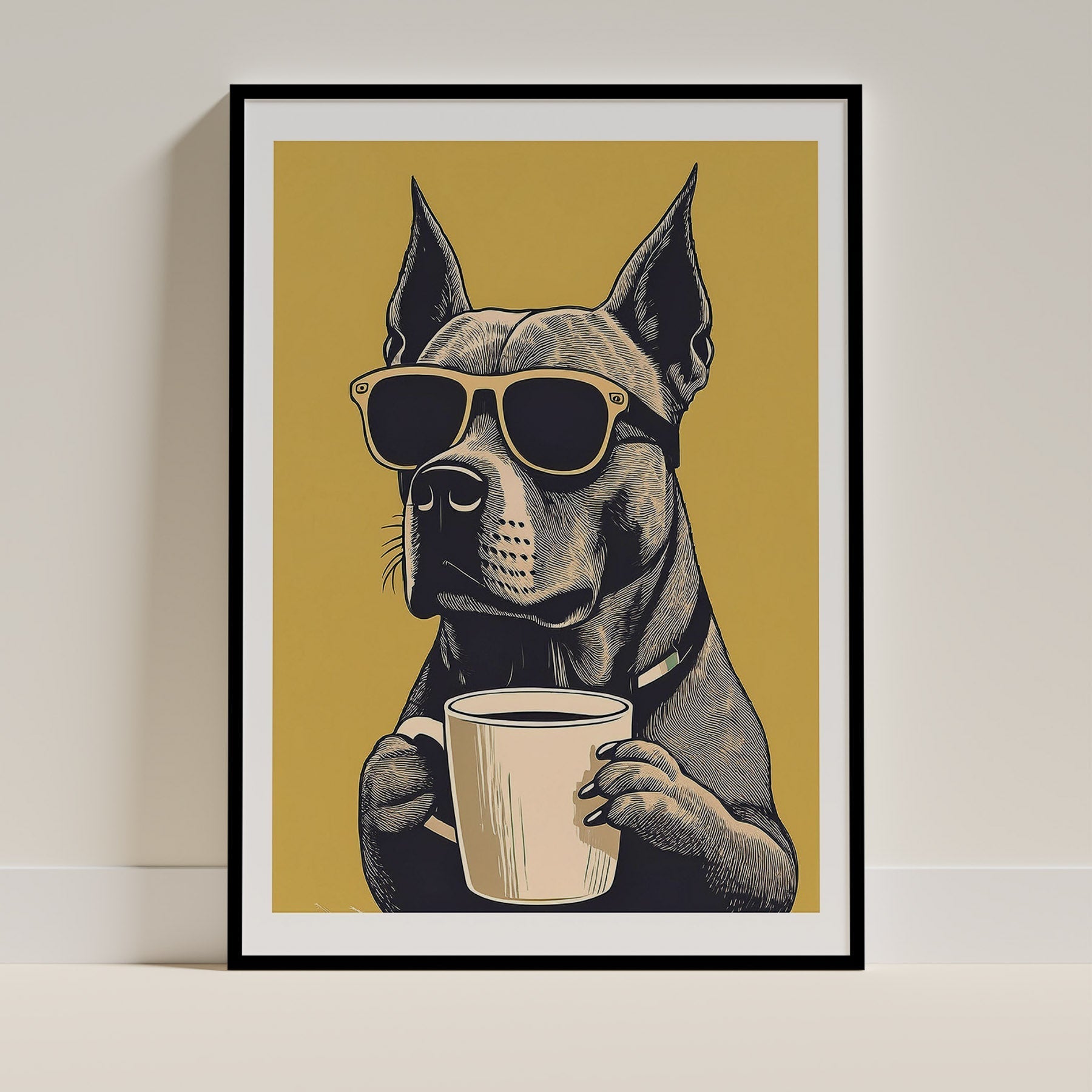 Staffordshire Bull Terrier Dog Art Print Unframed Vol 2 | 9 Unique Designs | Wall Art Gift for Dog Lovers - Image 8 | Dogs...