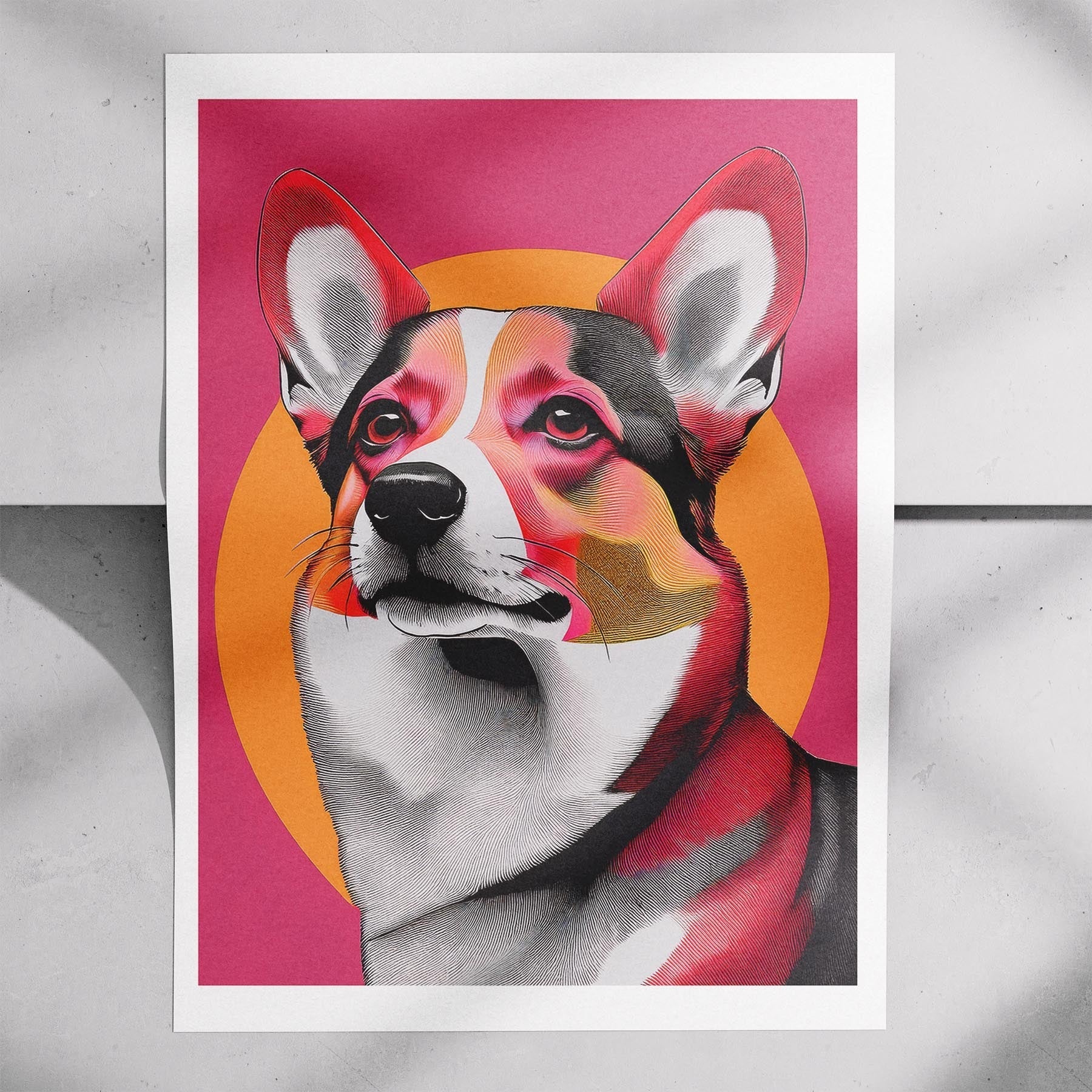 Corgi Modern Pop Dog Series image 7