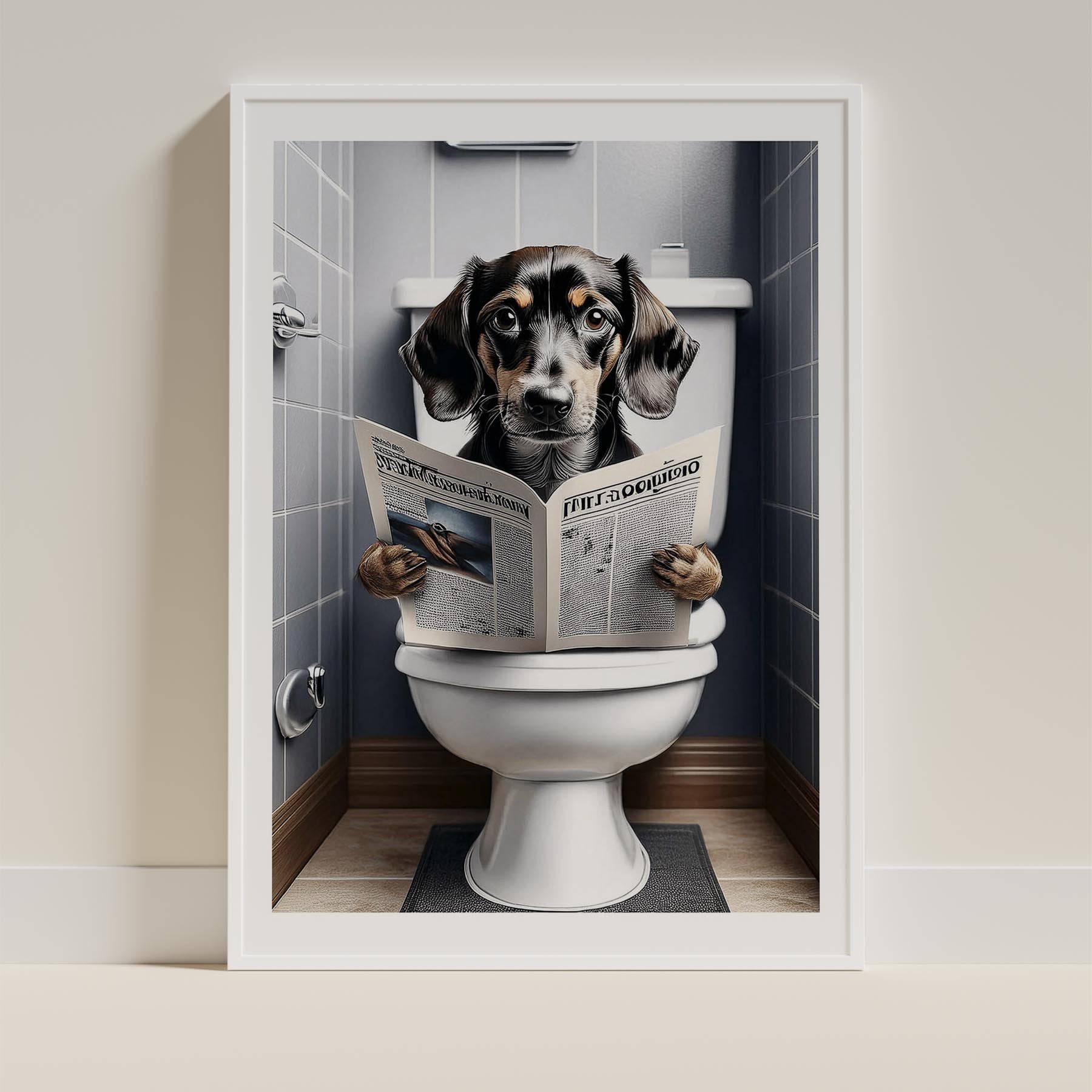 Dachshund Toilet Humour Dog Series 2 image 9