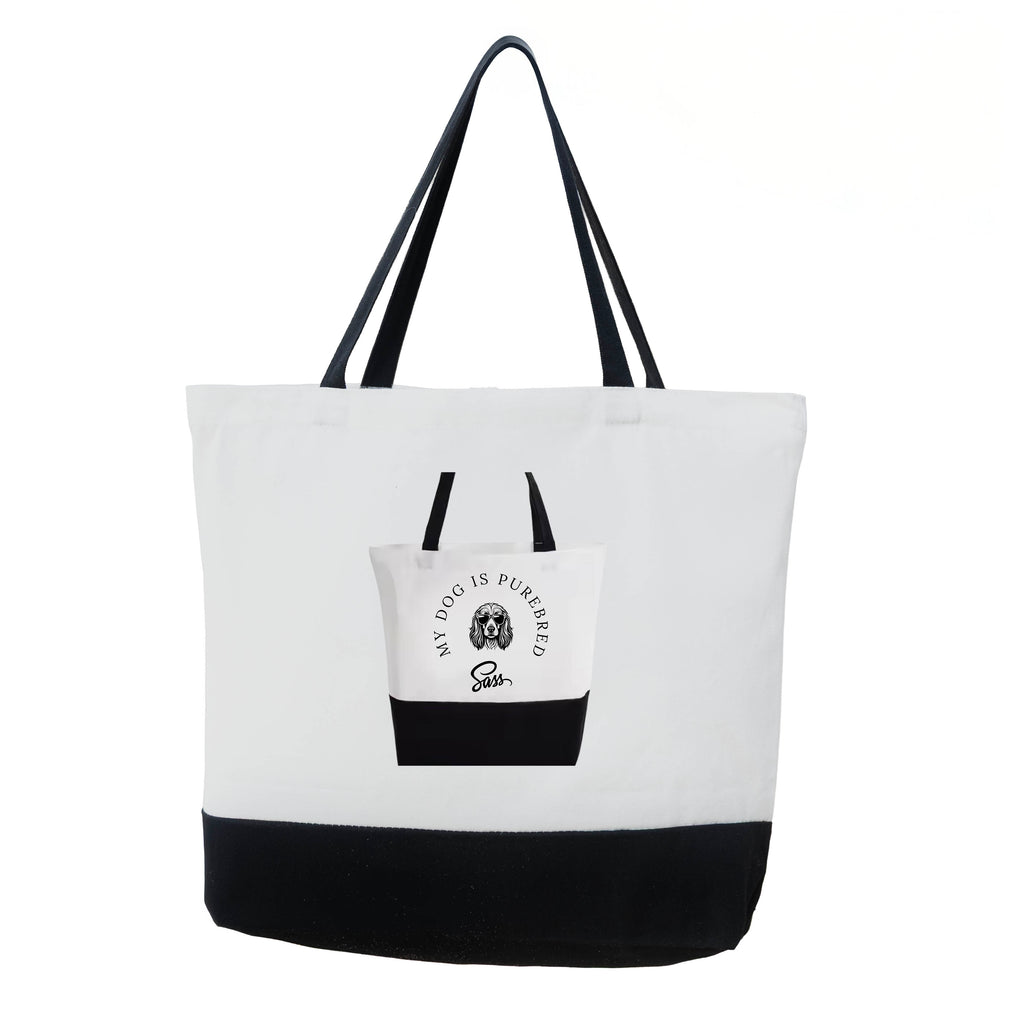 Afghan My Dog is Purebred Sass Bag image 0