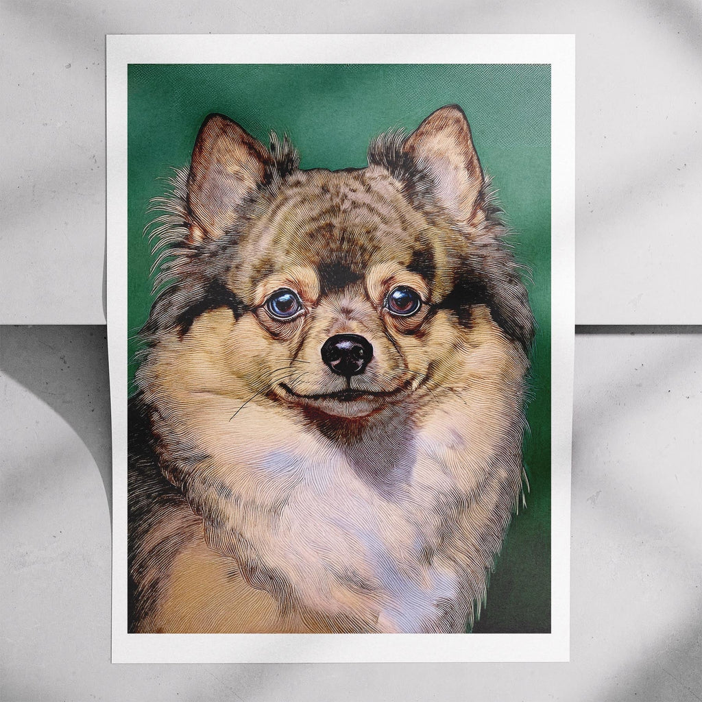 Pomeranian Green Painted Series image 7
