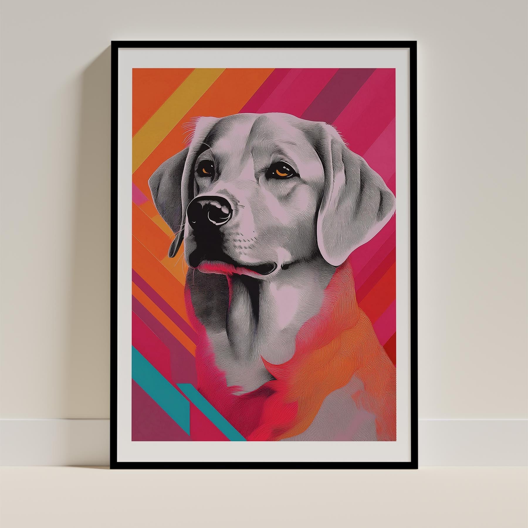 Golden Retriever Modern Pop Dog Series image 0