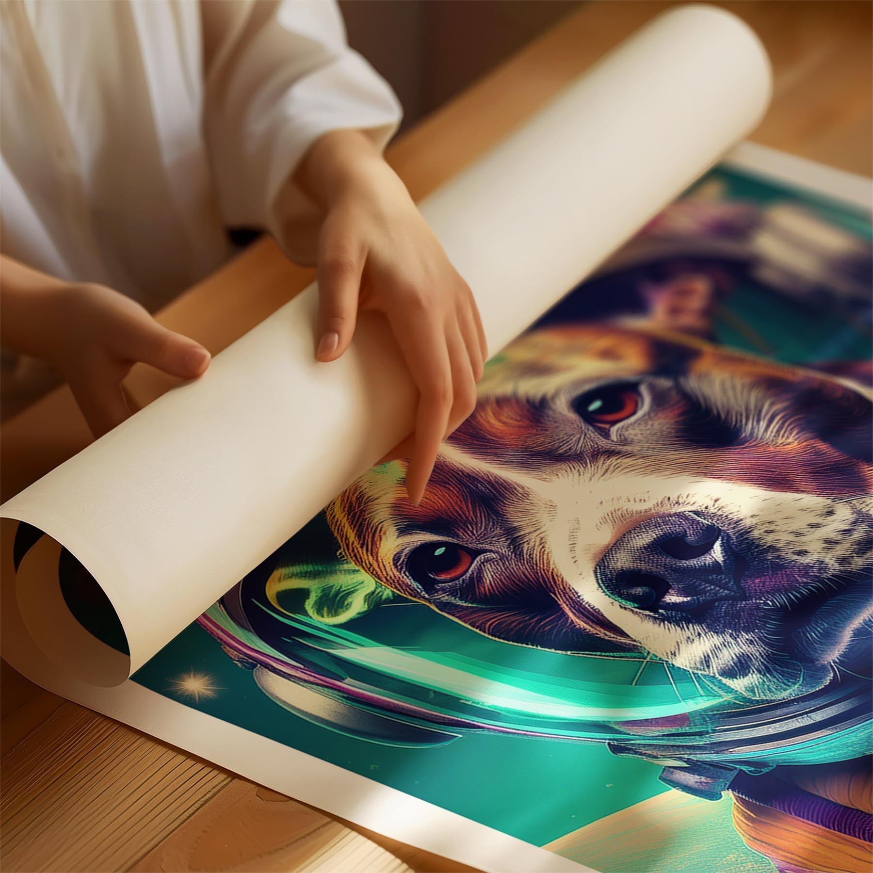 Staffordshire Bull Terrier Space Dogs Series image 1