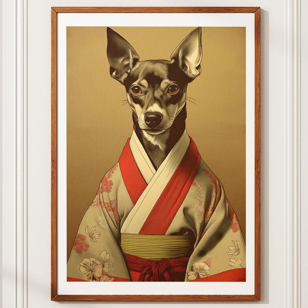 Miniature Pinscher Japanse Kimono Dog Series image 10