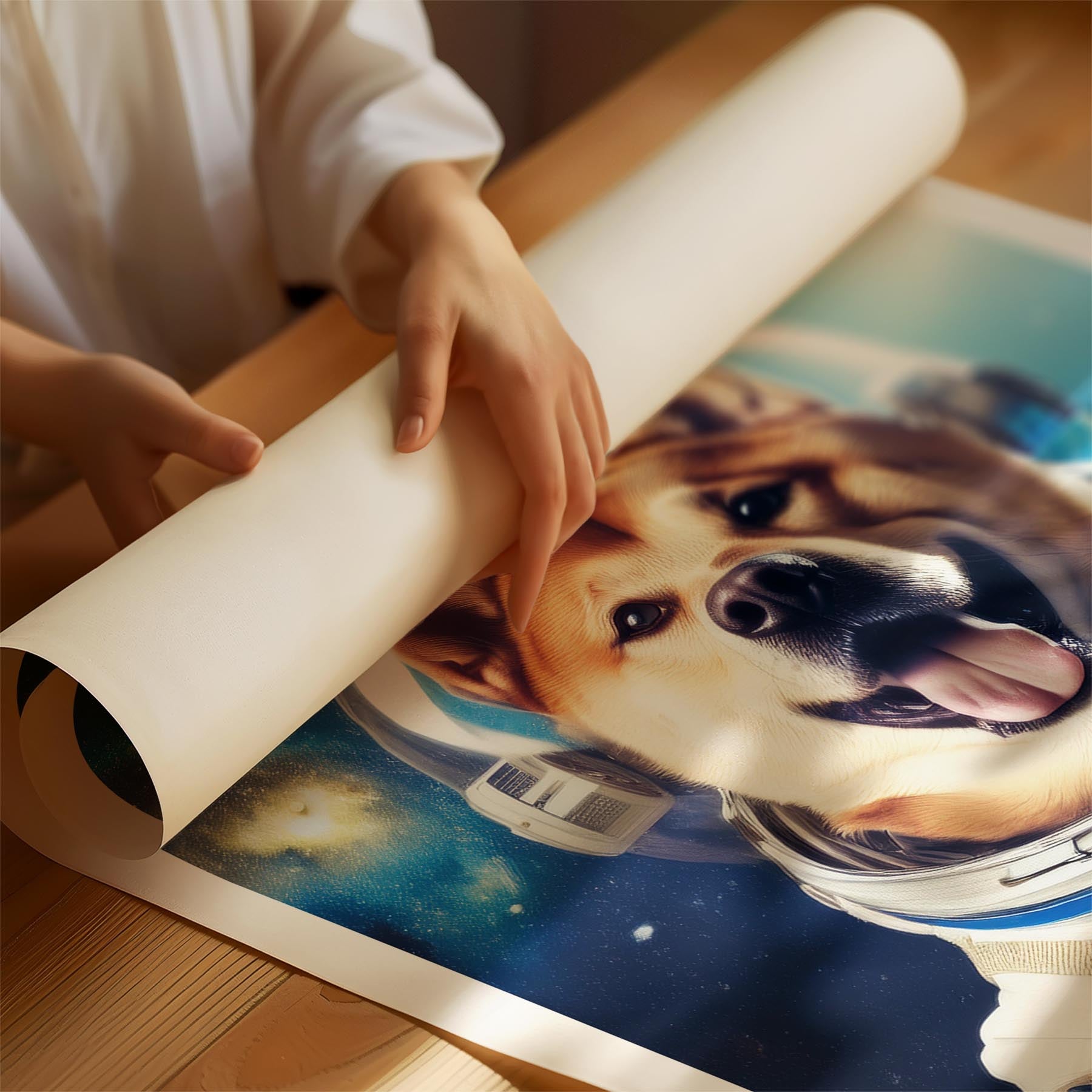 Akita Inu Astronaut Dog Series image 1