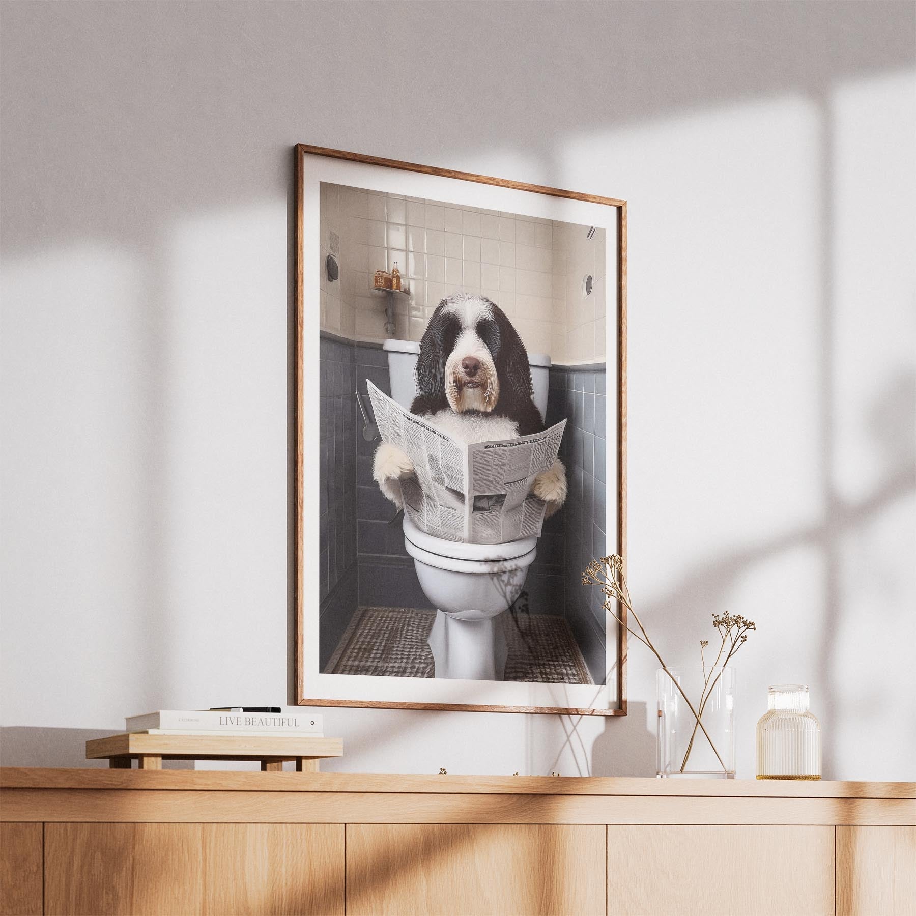Old English Sheepdog Toilet Humour Dog Series image 5