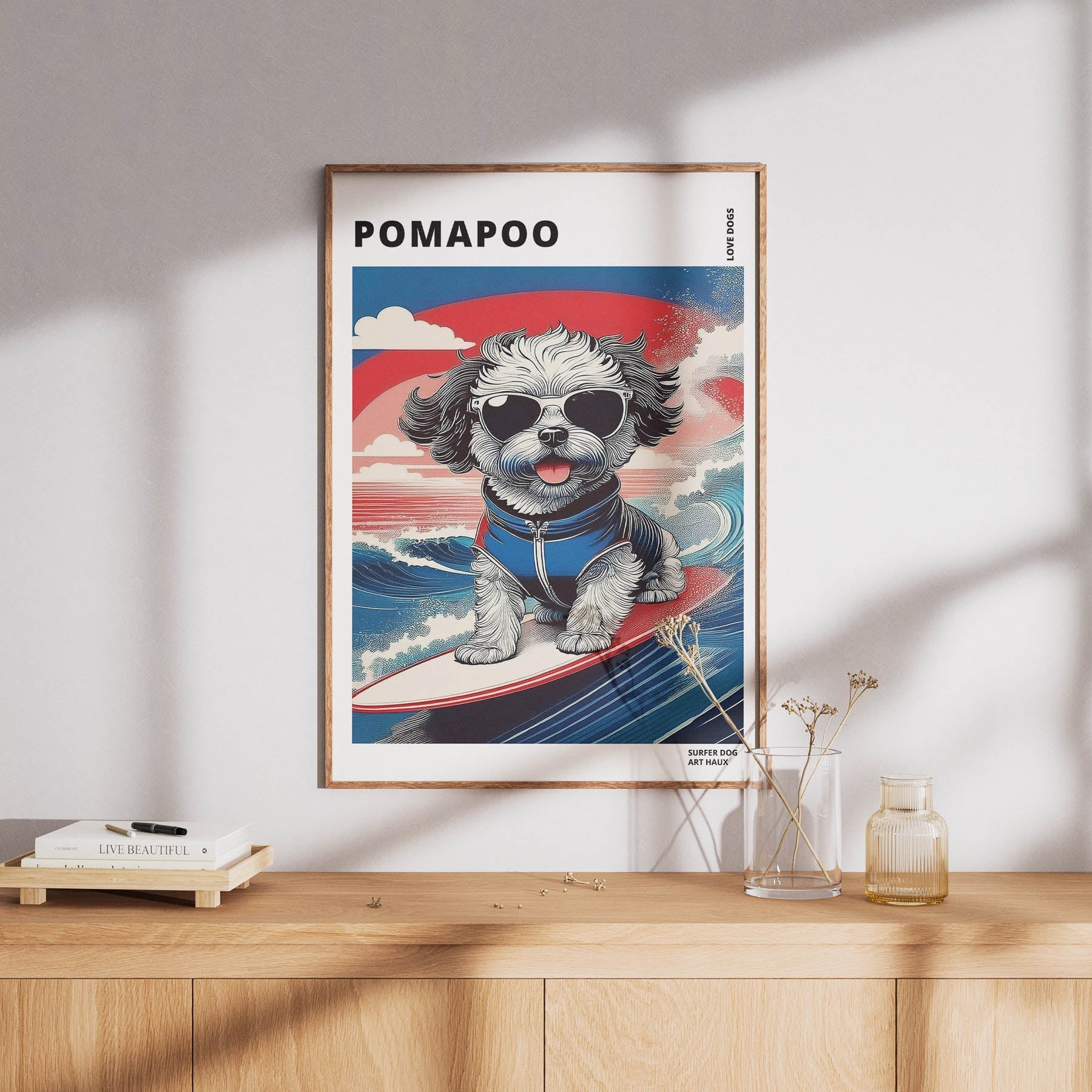 Pomapoo Hokosai Surfer Dogs 1 image 8