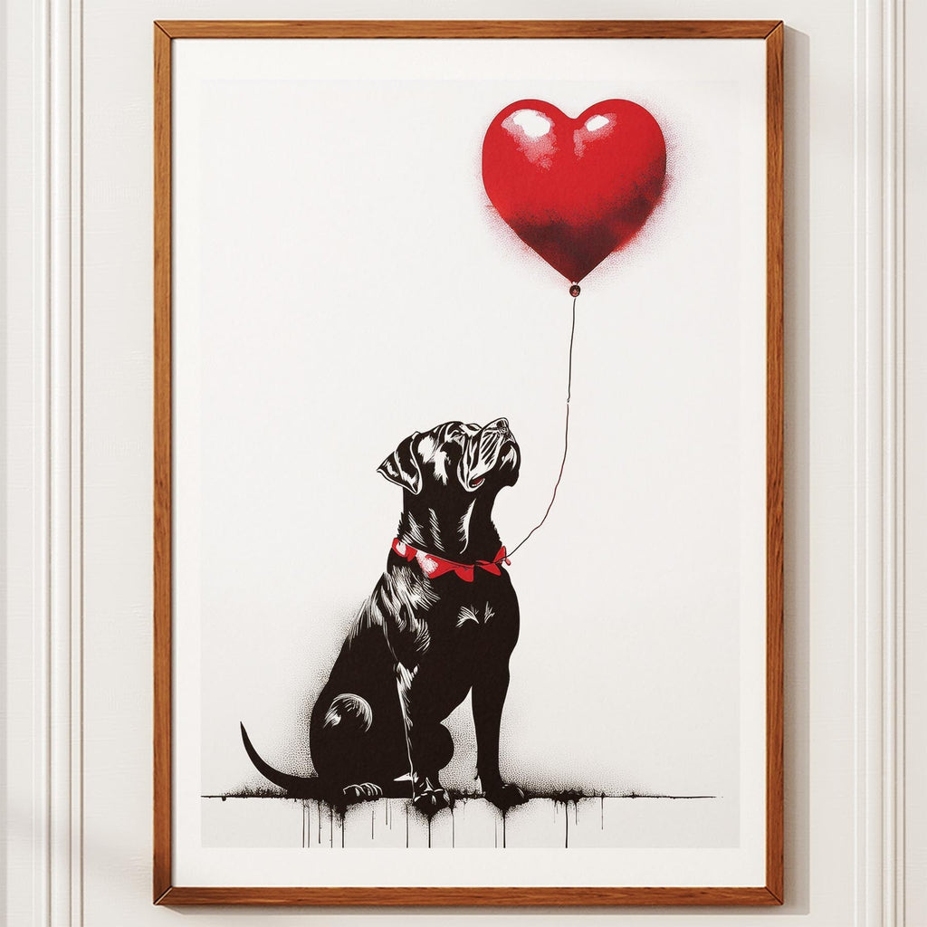 Bullmastiff DOGSY Series inspired by the Art of Banksy image 10