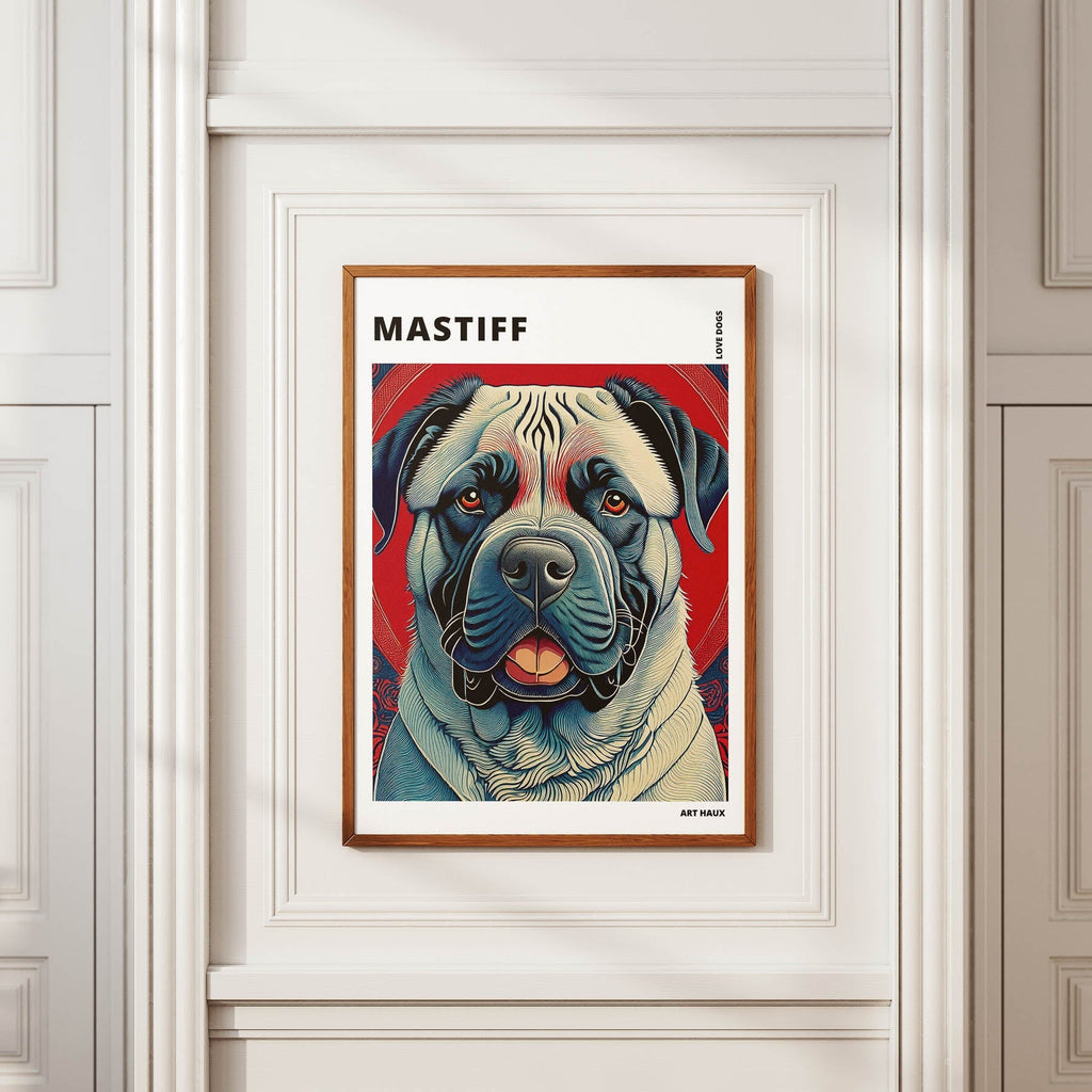 Maltese Hokusai Japanese Inspired Dog Series with Text image 3