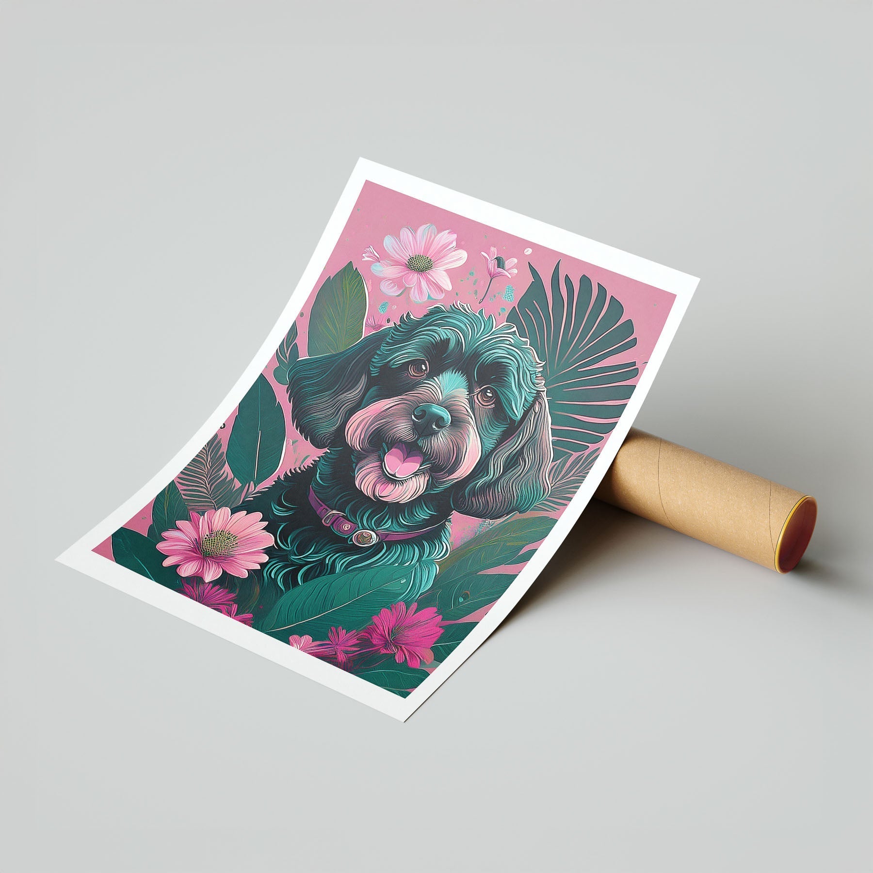 Cavoodle Flowery Dog image 7