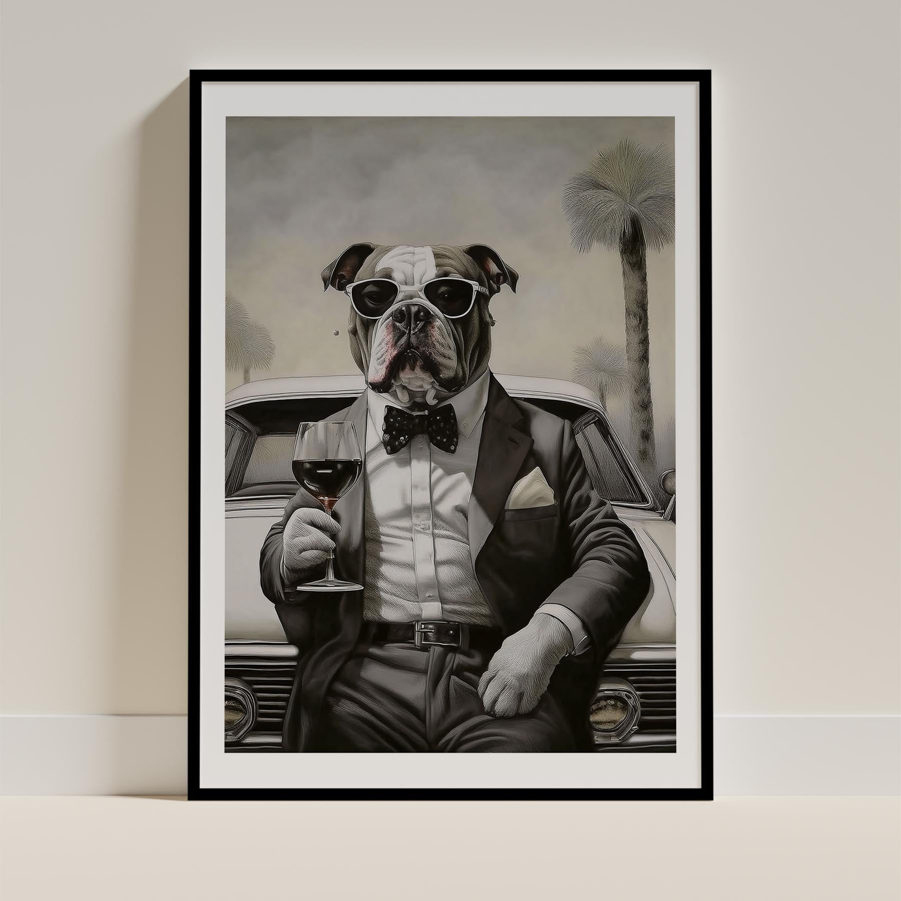 English Bulldog Dog Art Print Unframed Vol 1 | 11 Unique Designs | Wall Art Gift for Dog Lovers - Image 7 | Dogsy & Co