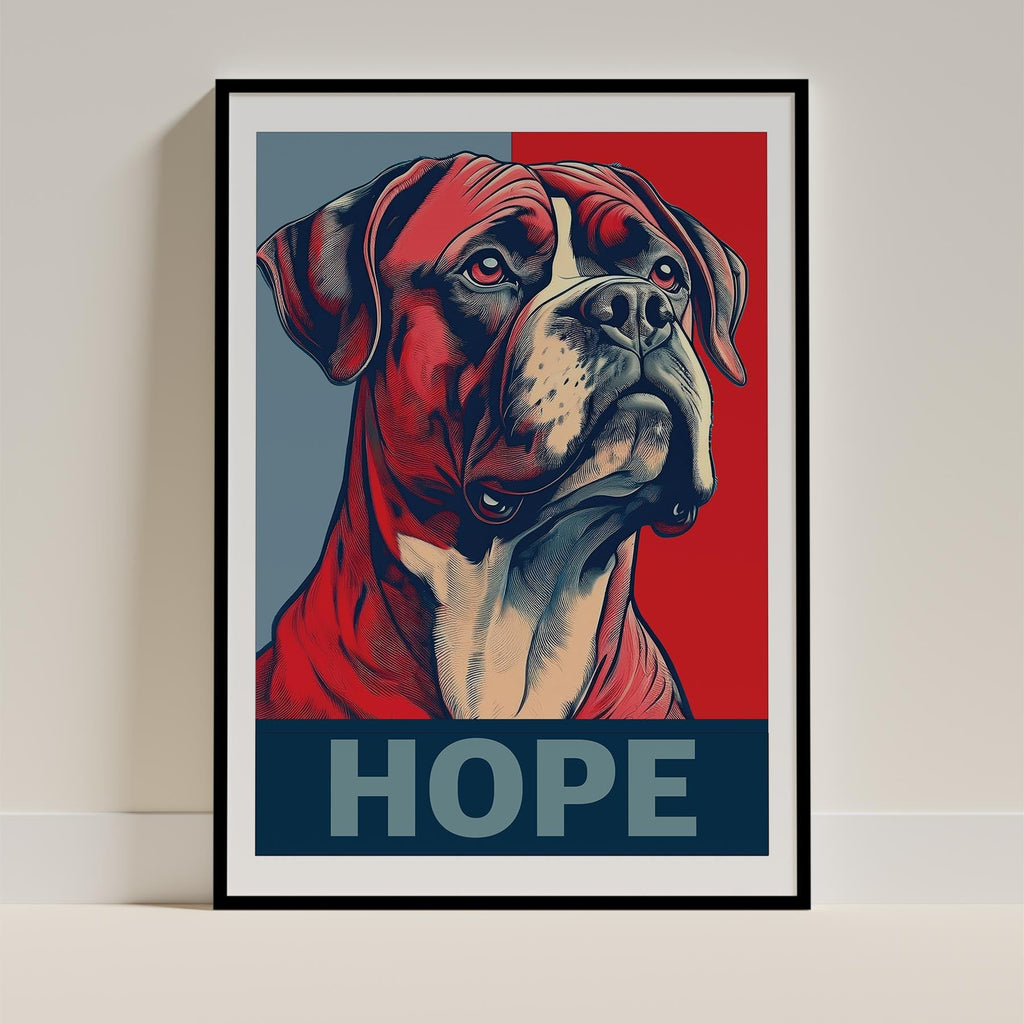 Boxer HOPE Series Inspired by the Obama Poster image 0