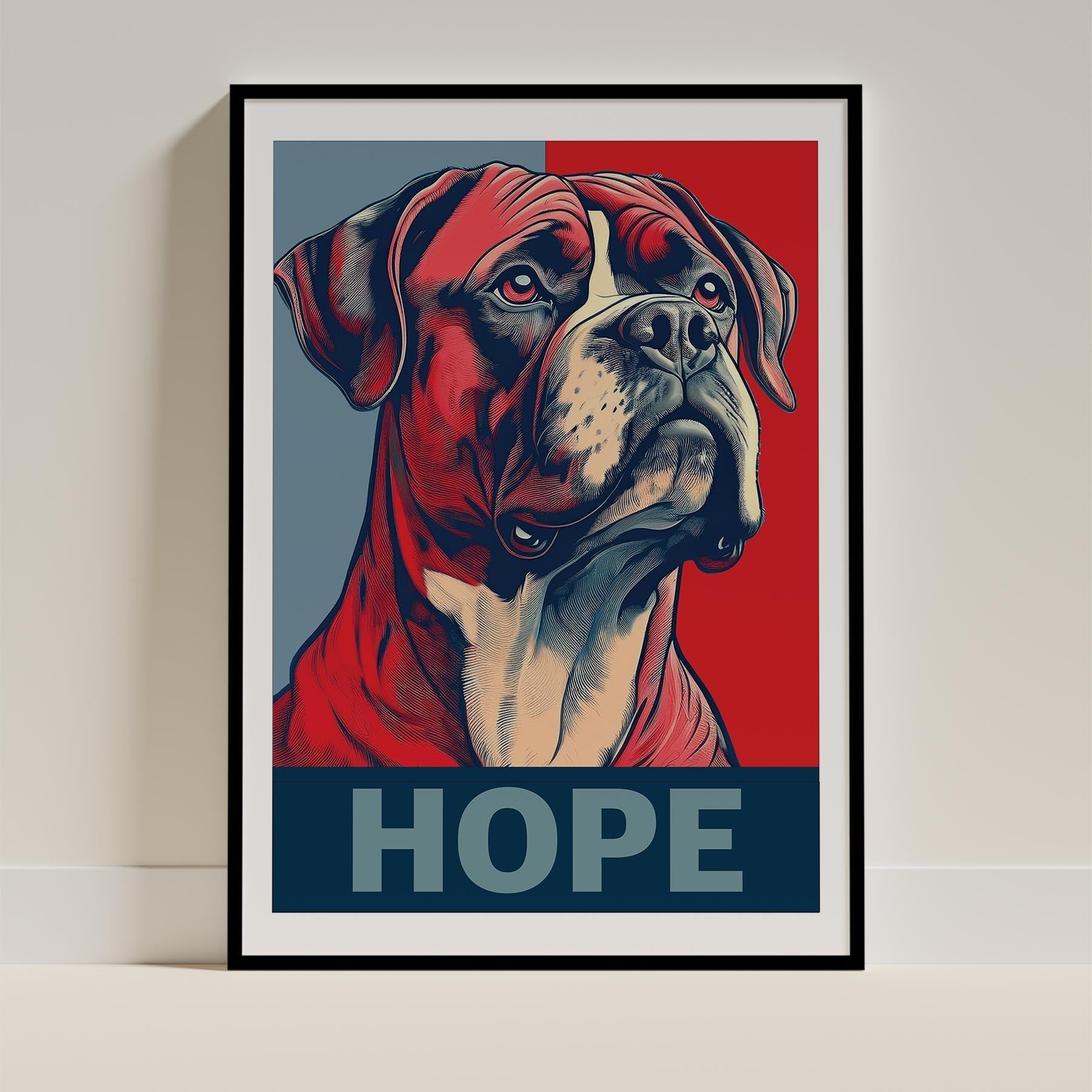 Boxer Dog Art Print Unframed Vol 1 | 11 Unique Designs | Wall Art Gift for Dog Lovers - Image 8 | Dogsy & Co