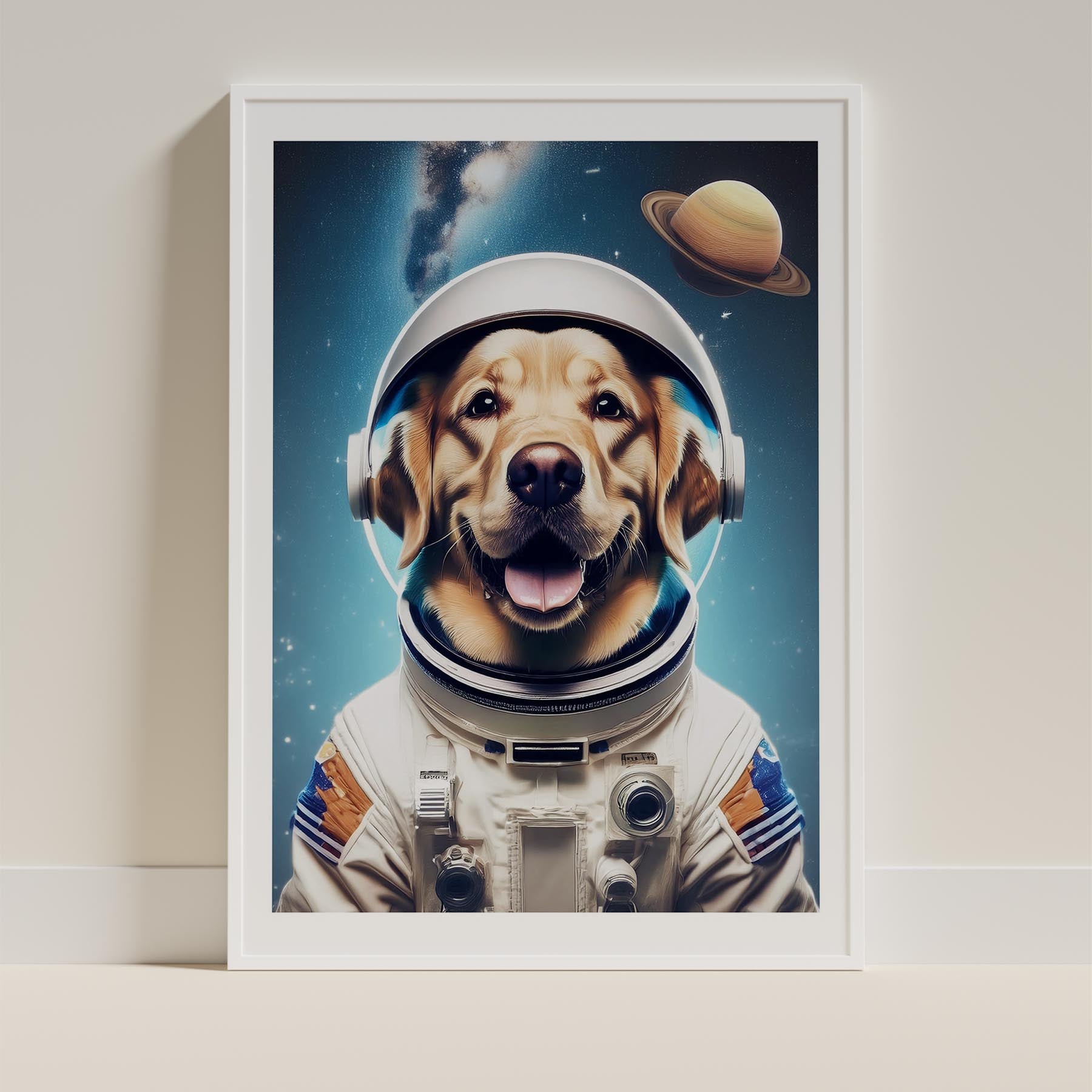 Golden Retriever Astronaut Dog Series image 9