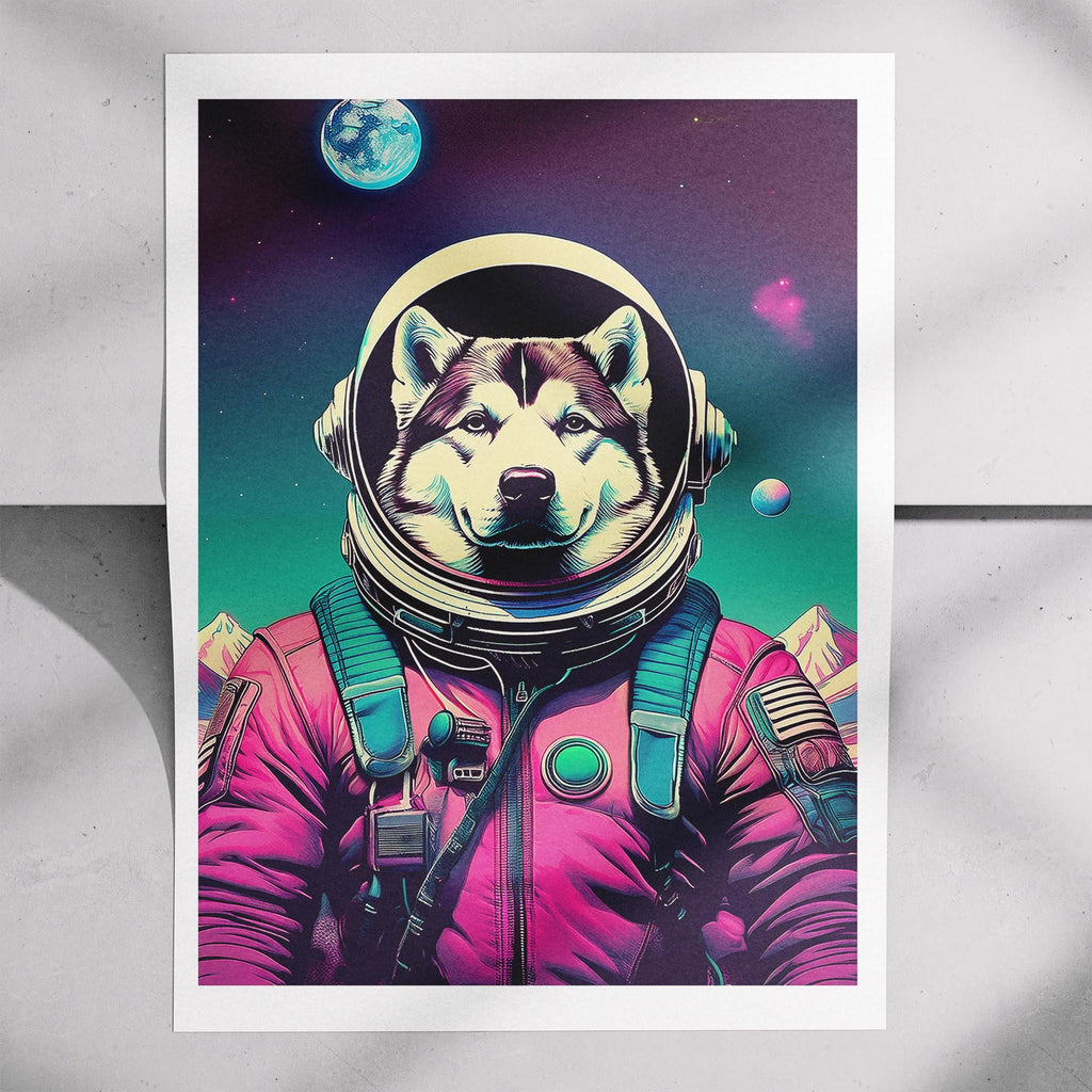 Alaskan Malamute Space Dogs Series image 7