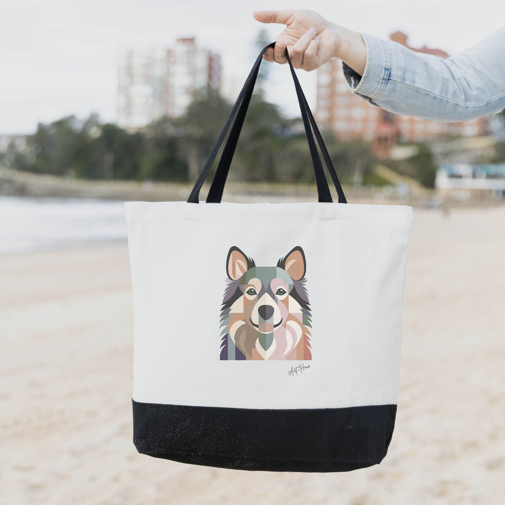 Finnish Lapphund Vintage Chic Graphic Bag image 1