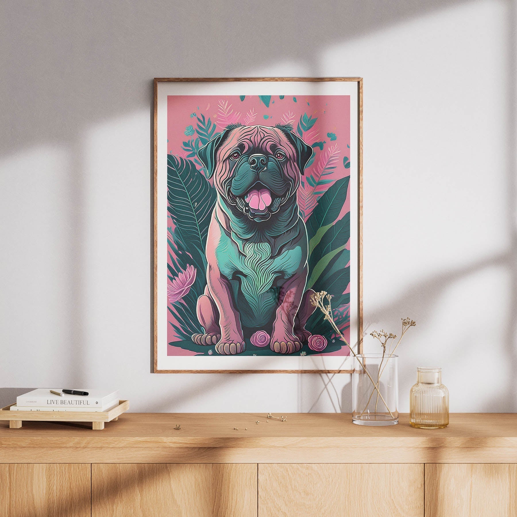 Bullmastiff Flowery Dog image 8