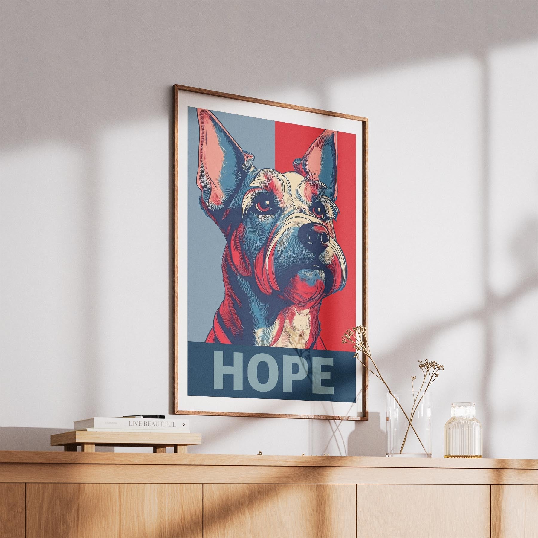 Australian Terrier HOPE Series Inspired by the Obama Poster image 5