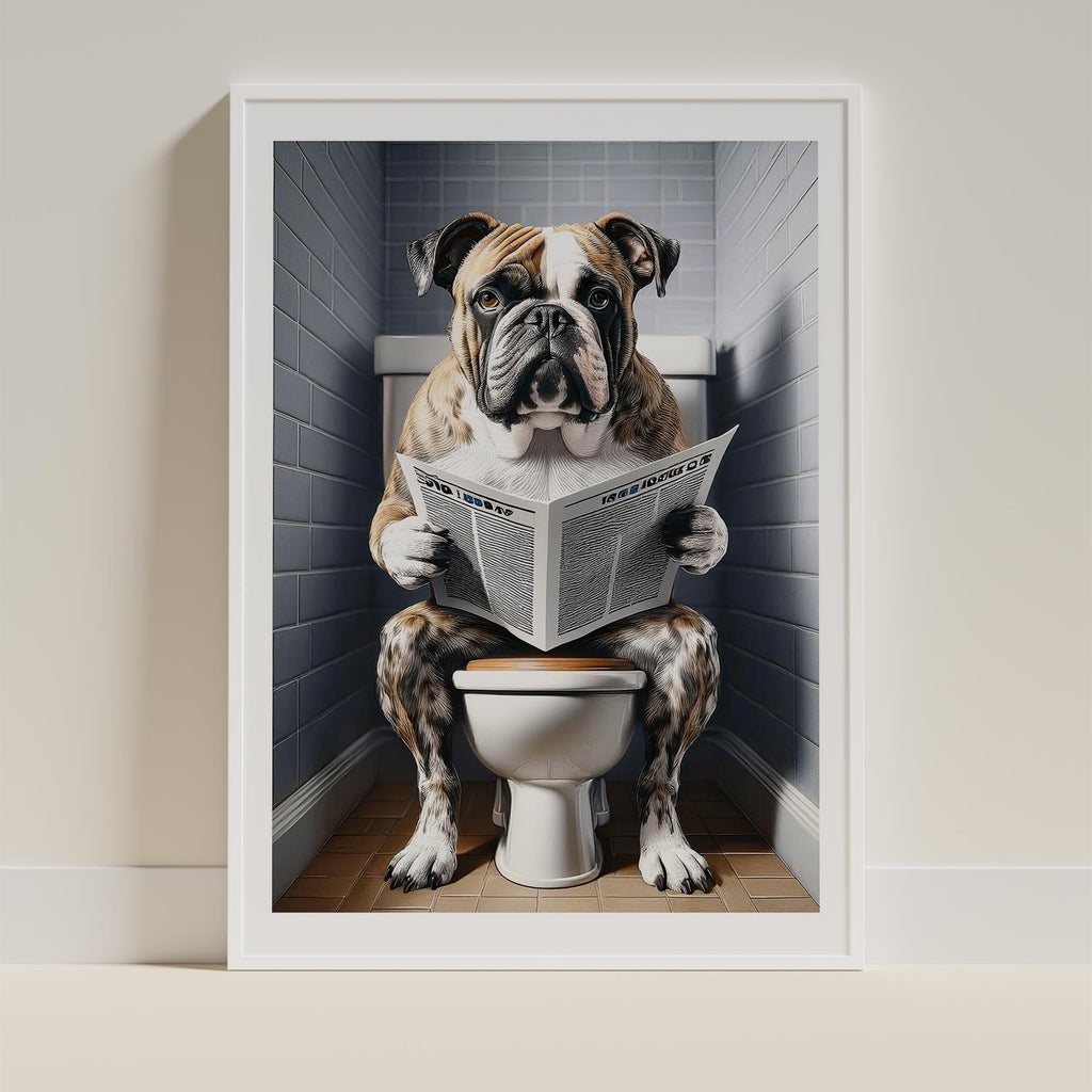 Bulldog Toilet Humour Dog Series 6 image 9