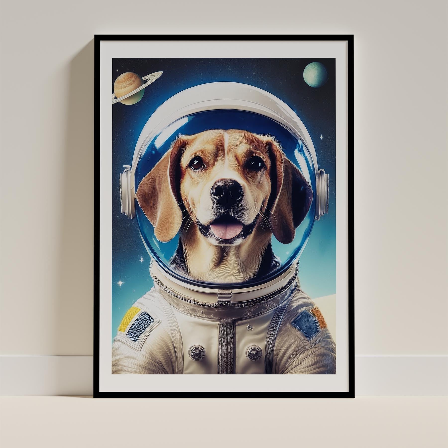 Beagle Astronaut Dog Series image 0