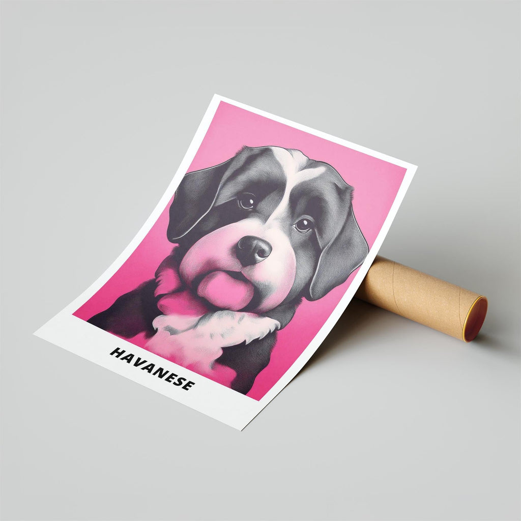 Havanese Pink and Black Dog Series 1 image 6