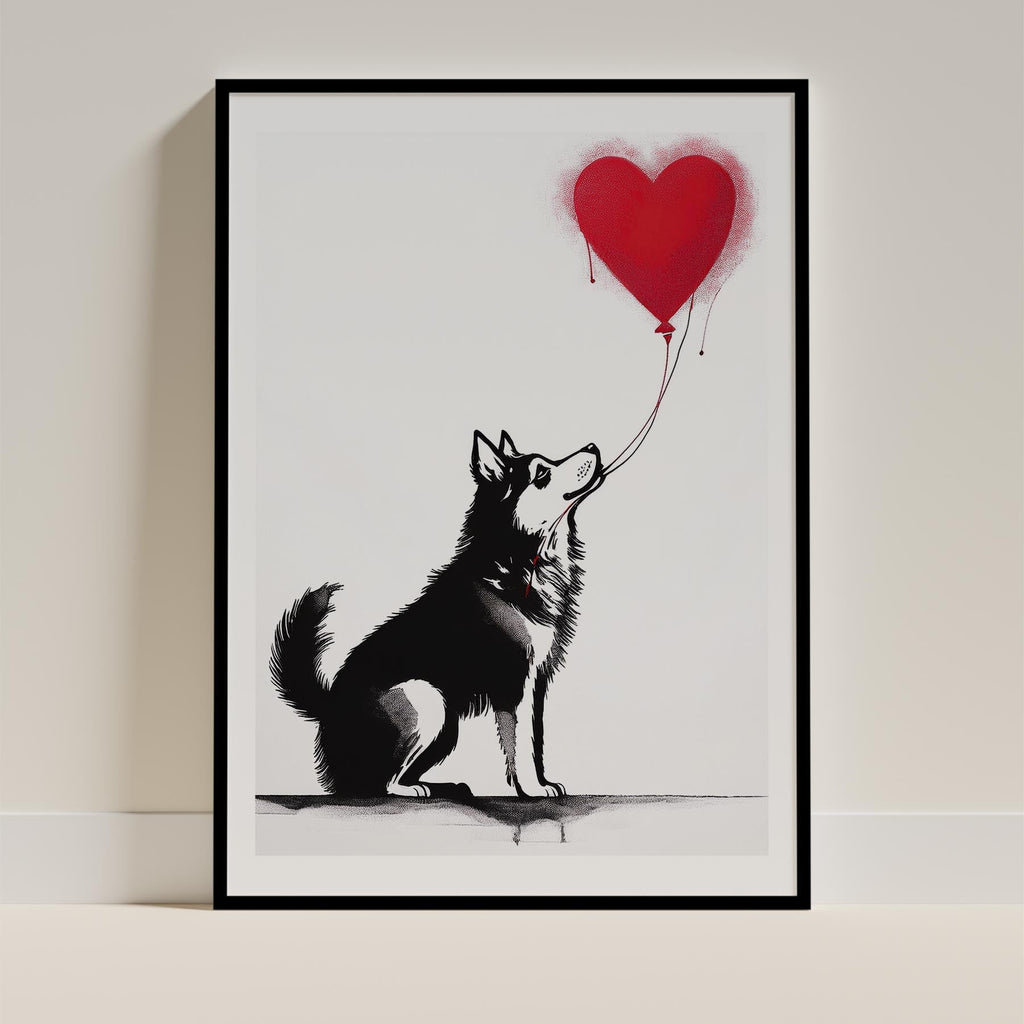 Alaskan Malamute DOGSY Series inspired by the Art of Banksy image 0