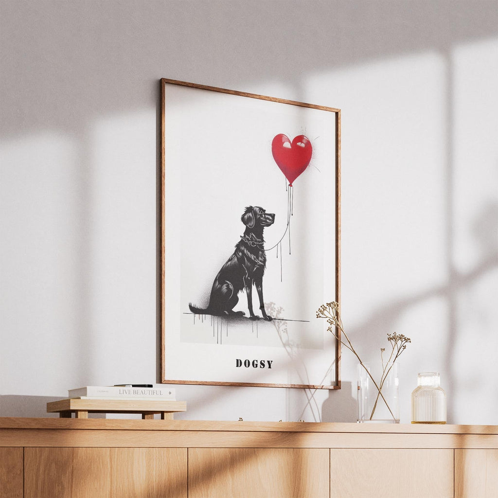 Maremma DOGSY Series inspired by the Art of Banksy with text Dogsy image 5