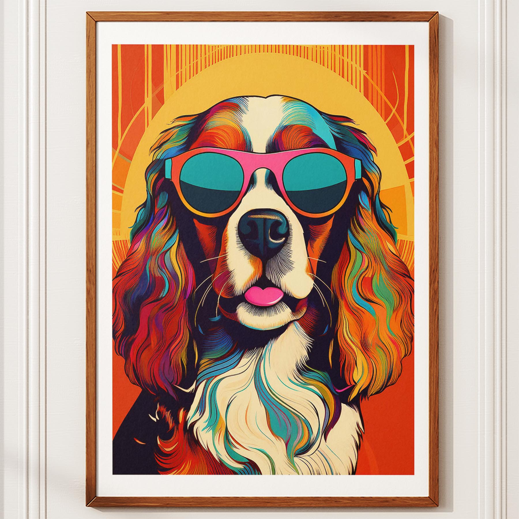 Cavalier King Charles Spaniel In Colourful Sunnies 1 image 10
