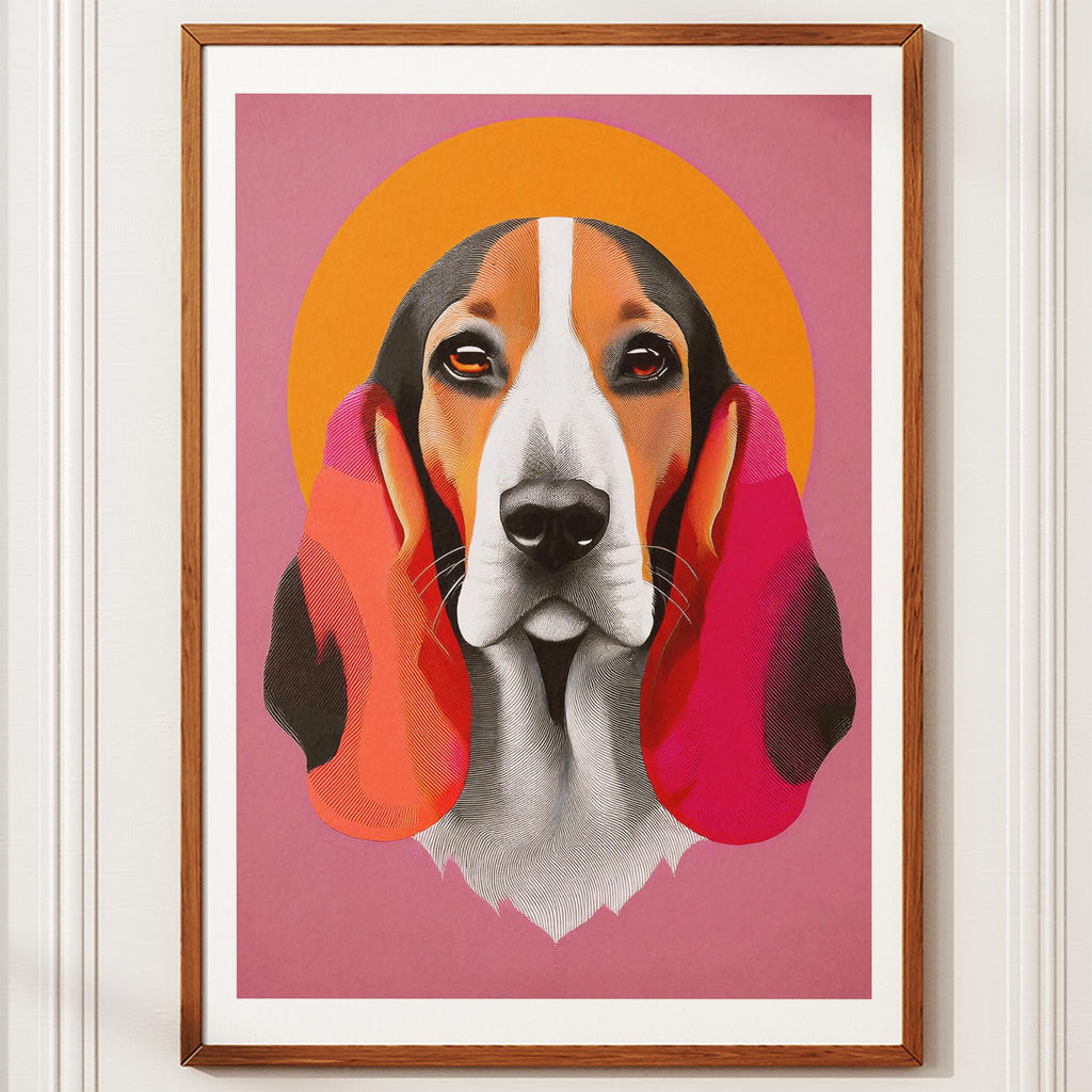 Basset Hound Modern Pop Dog Series image 10