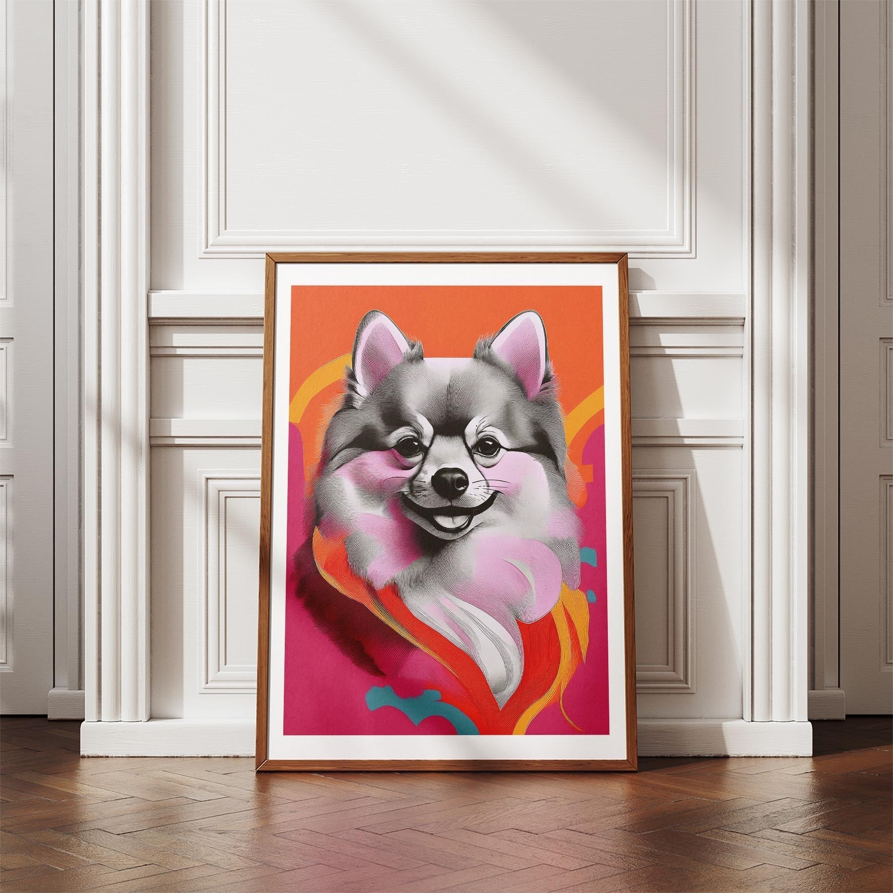 Pomeranian Modern Pop Dog Series image 4