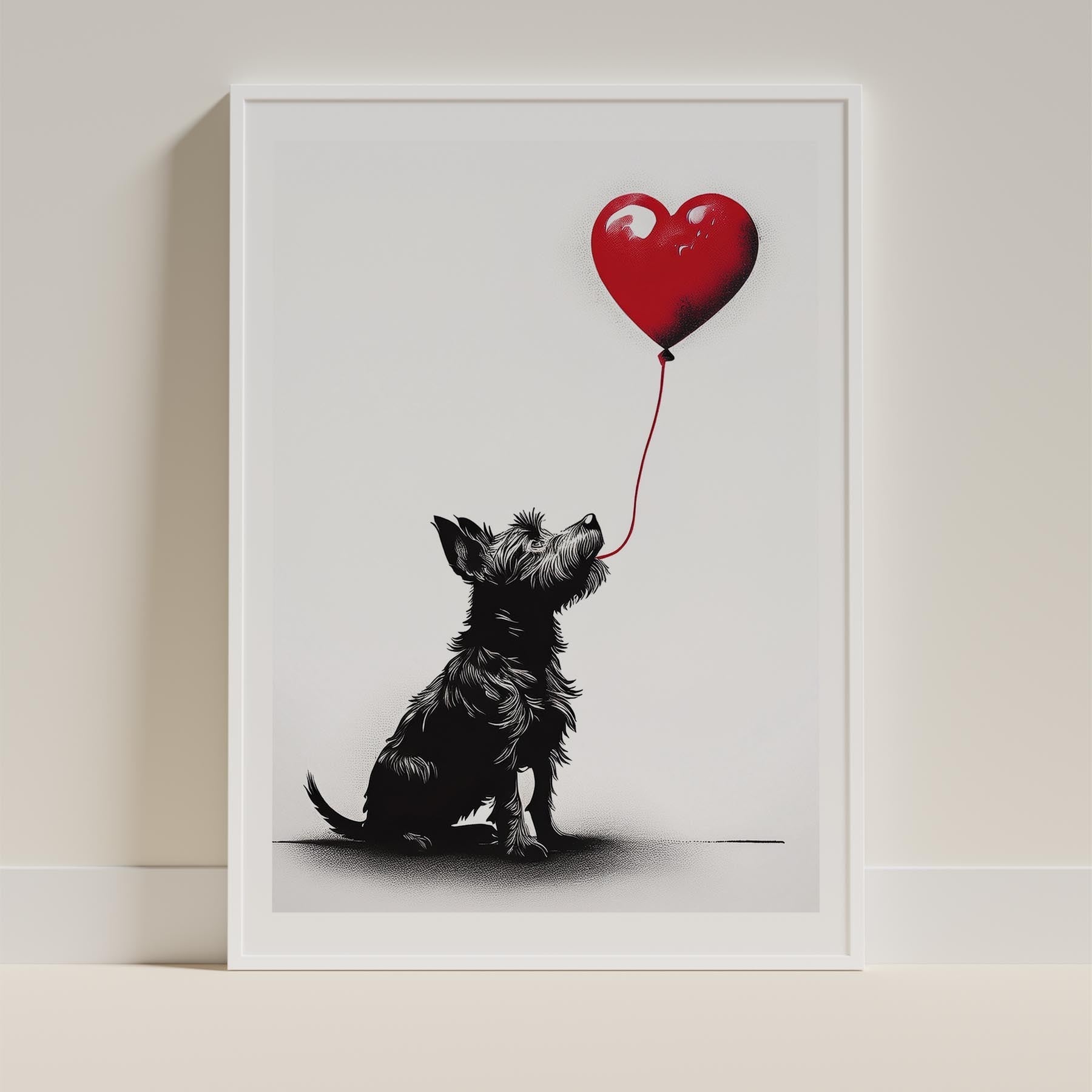 Australian Terrier DOGSY Series inspired by the Art of Banksy image 9
